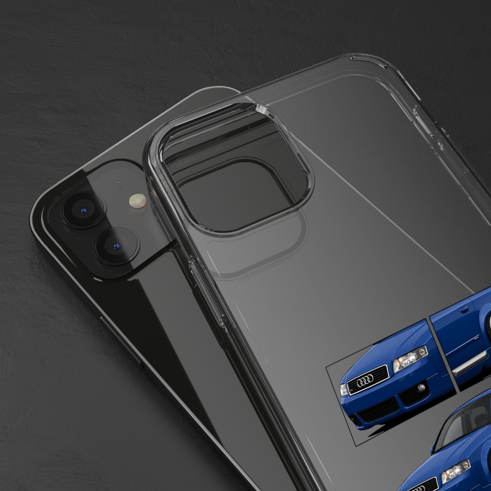 BLUE AUDI A4 B6 PHONE CASES