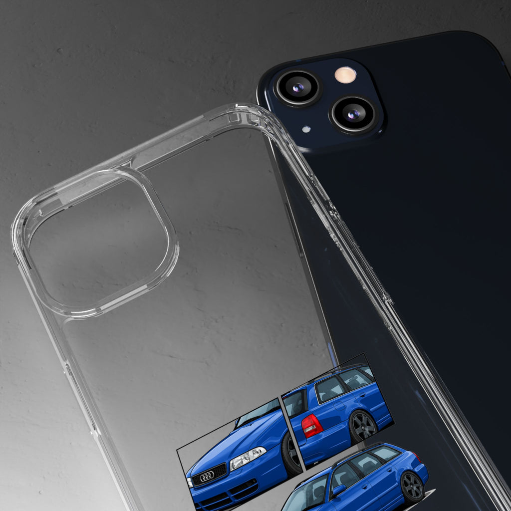 BLUE AUDI A4 B5 AVANT PHONE CASE