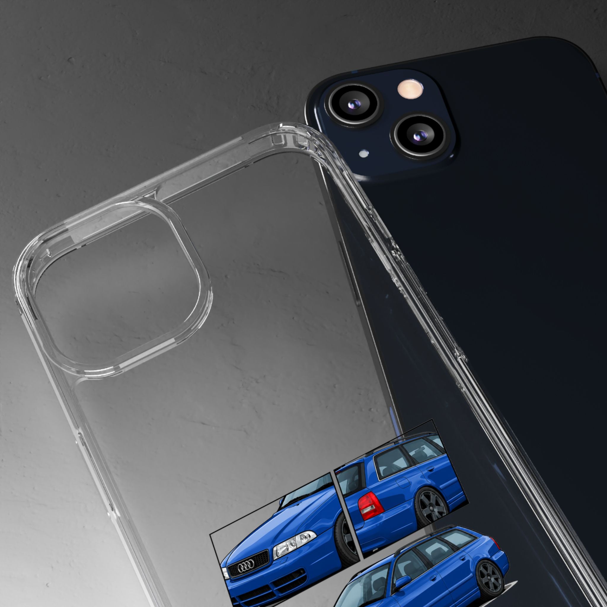 BLUE AUDI A4 B5 AVANT PHONE CASE