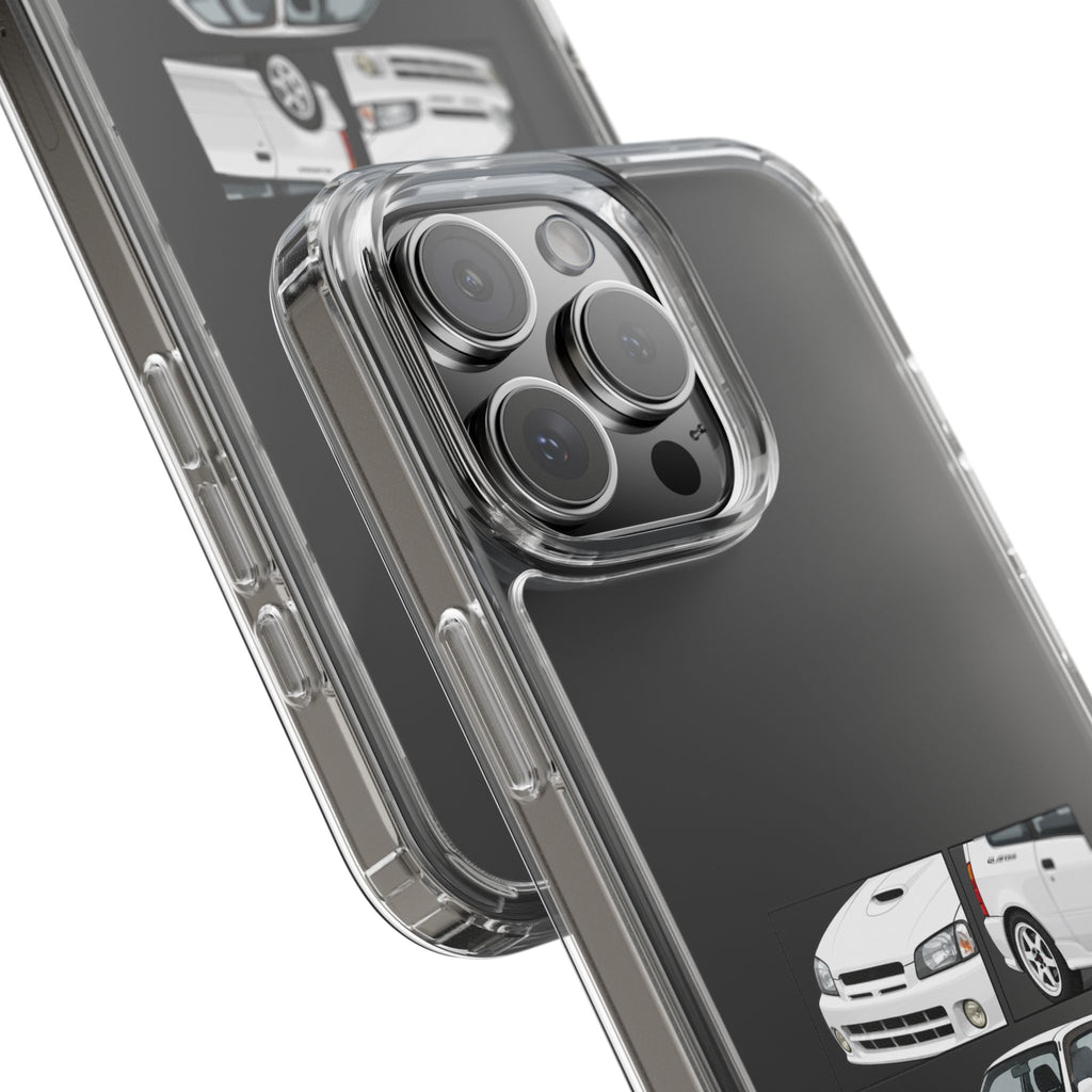WHITE TOYOTA GLANZA PHONE CASES