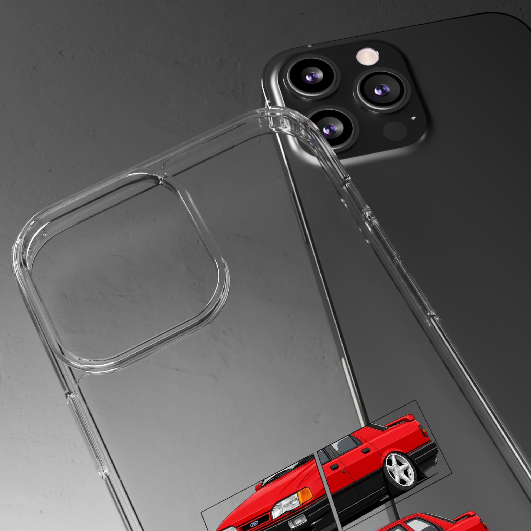 RED OVER BLACK SIERRA SAPPHIRE PHONE CASES