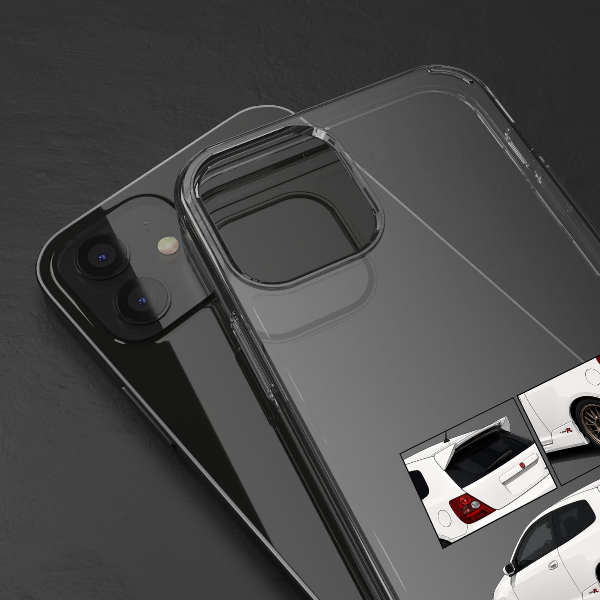 WHITE EP3 TYPE R PHONE CASES