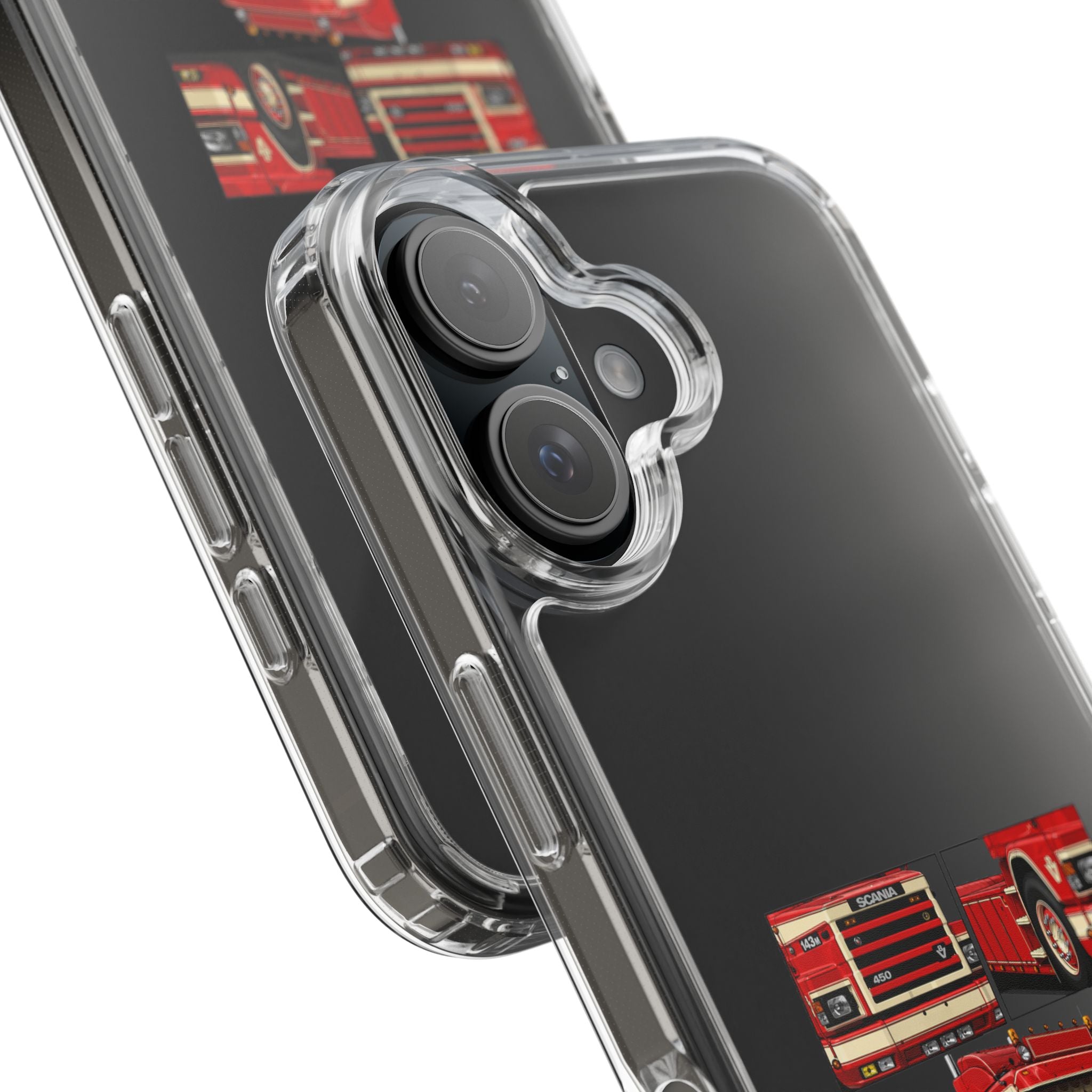 RED SCANIA 450 143M PHONE CASES