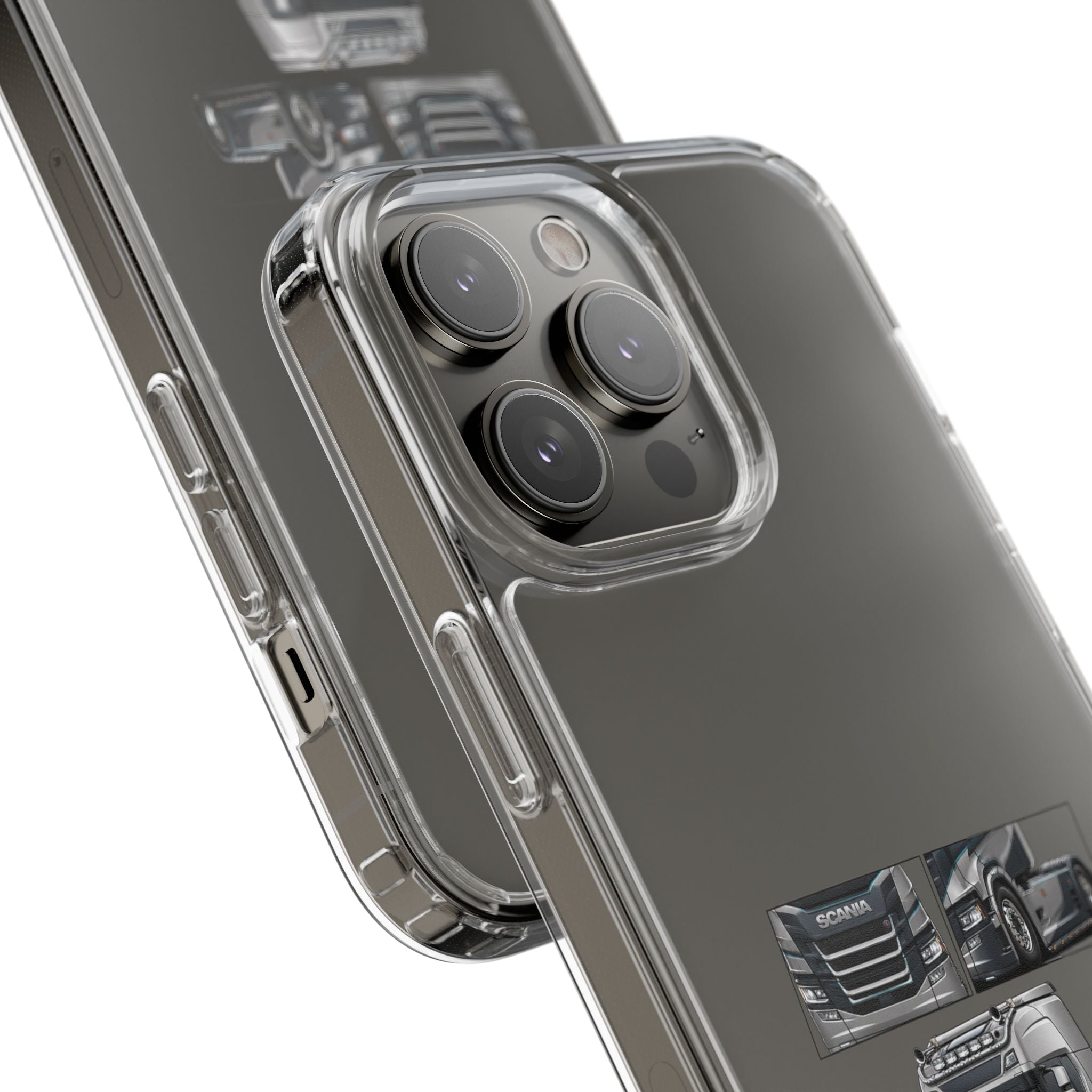 GREY SILVER SCANIA S-SERIES PHONE CASES