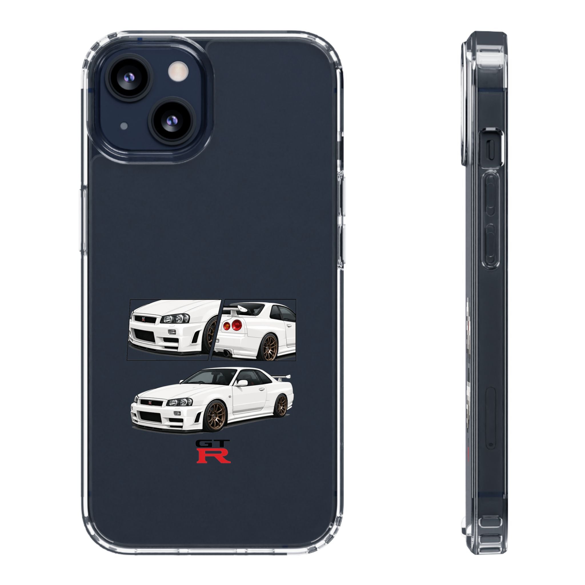 WHITE R34 GTR PHONE CASES