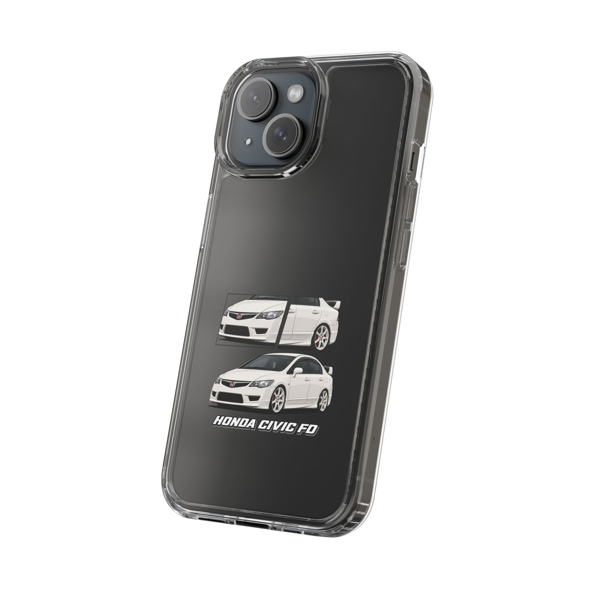 WHITE CIVIC FD PHONE CASES