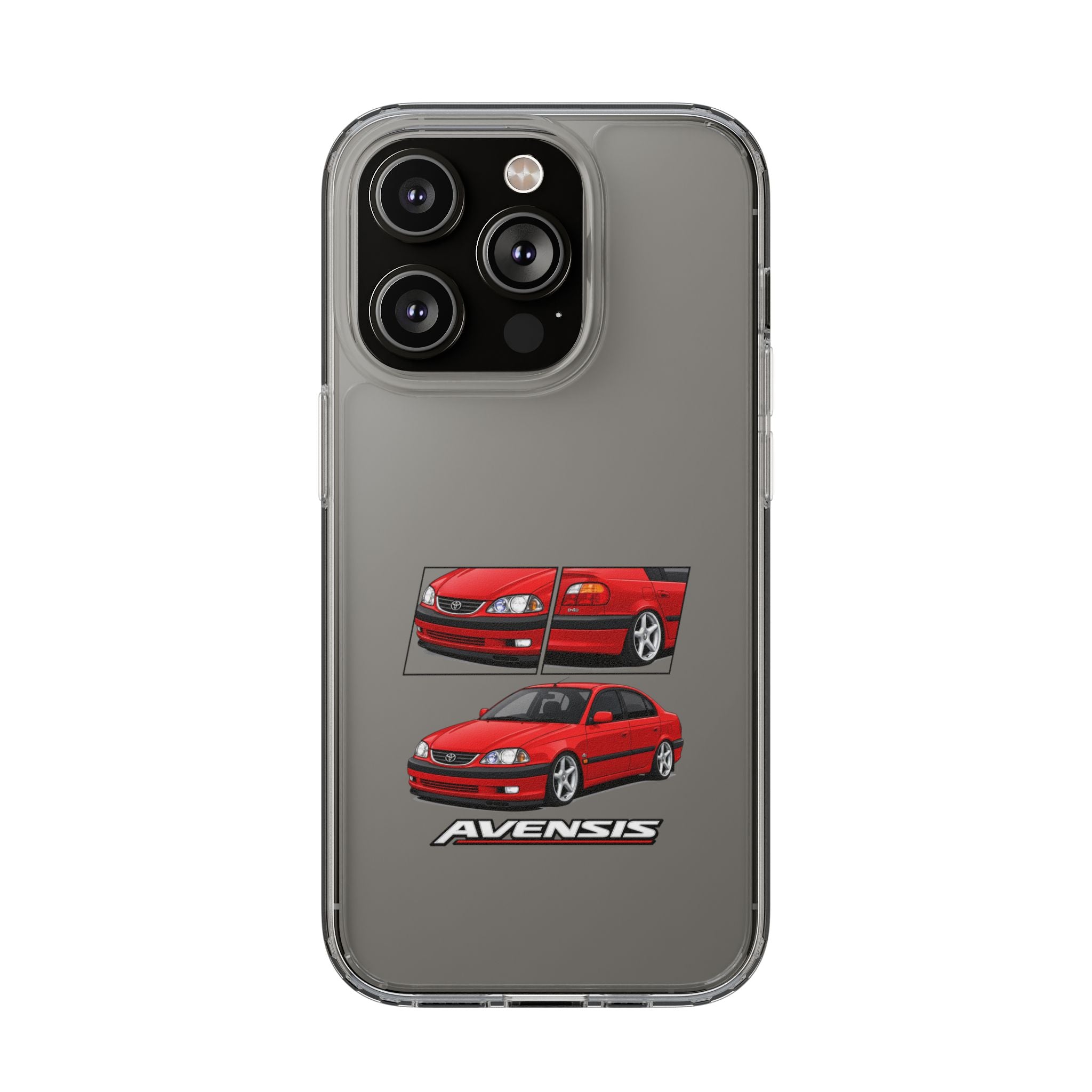 RED TOYOTA AVENSIS PHONE CASES