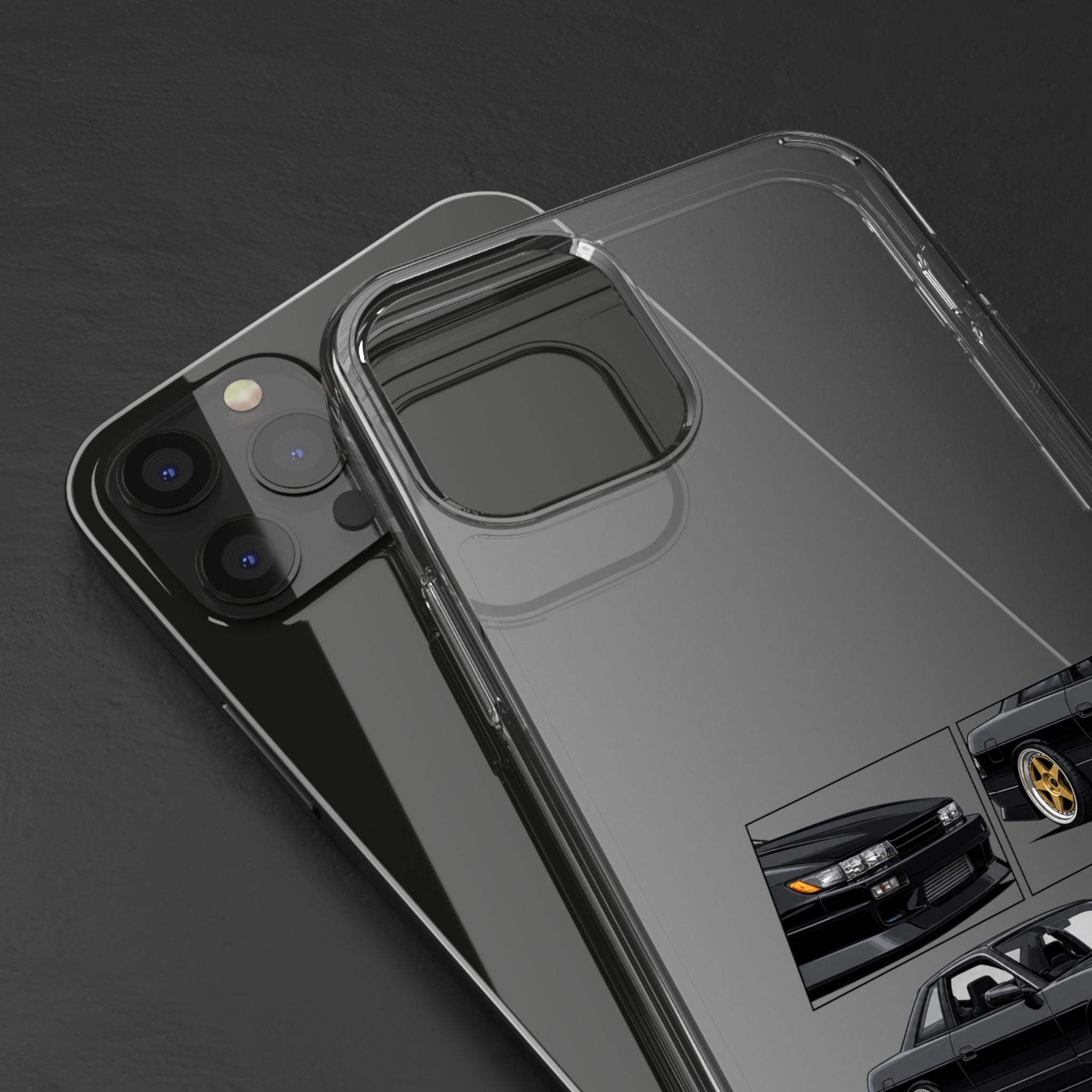 BLACK NISSAN PS13 PHONE CASES
