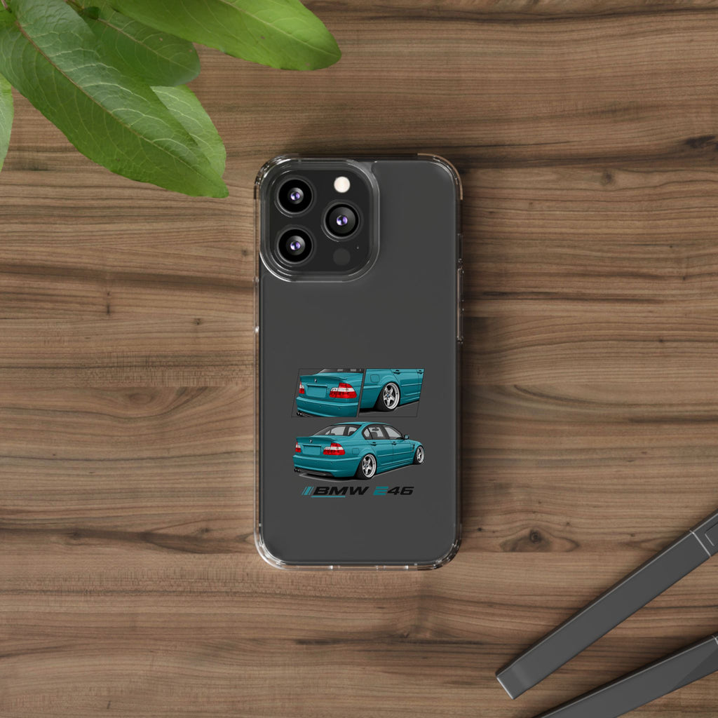 TURQUOISE BMW E46 PHONE CASES