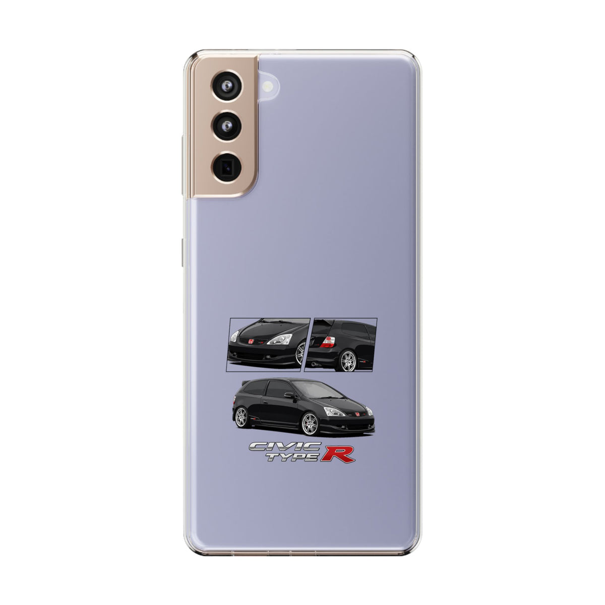 BLACK EP3 TYPE R PHONE CASES