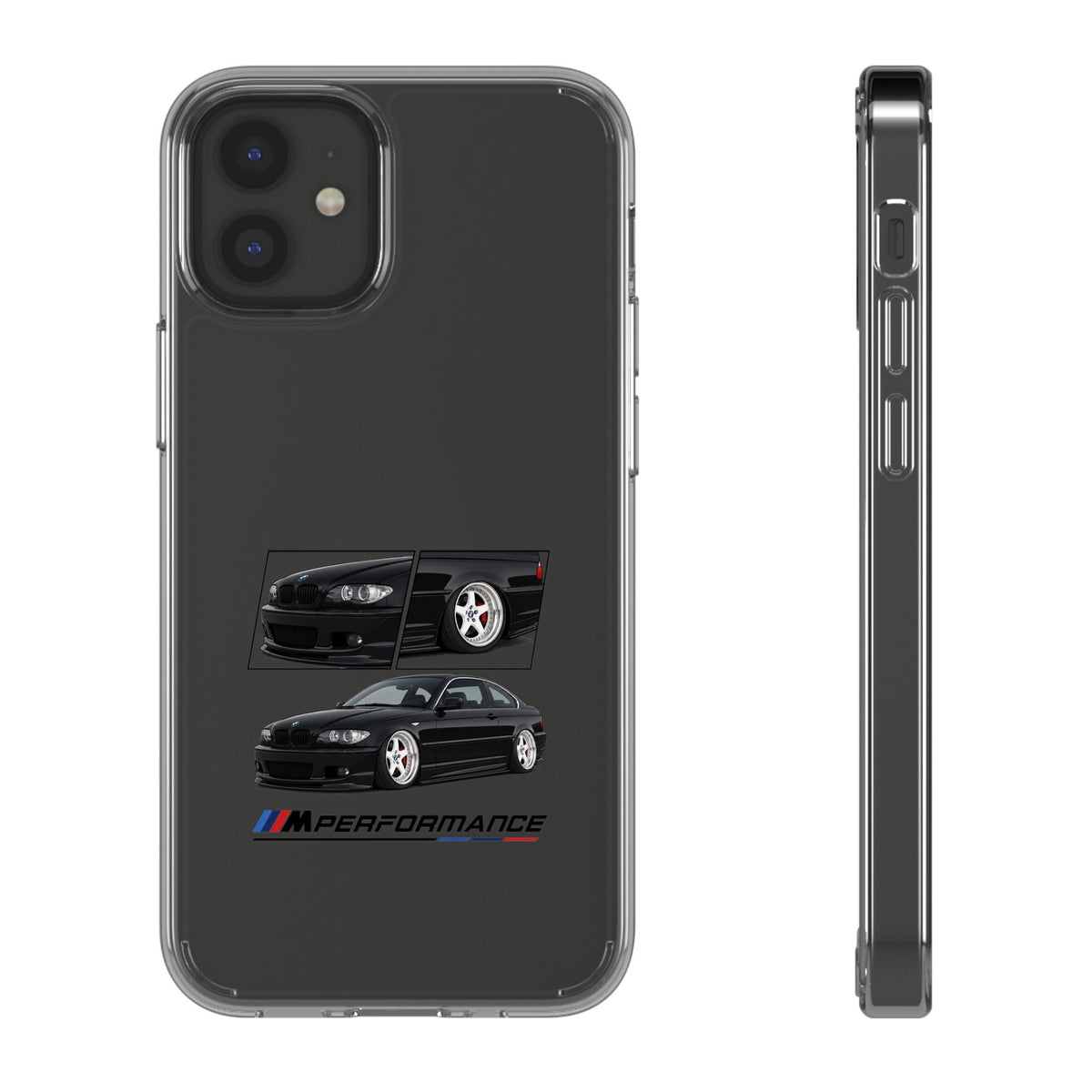 BLACK BMW E46 PHONE CASES