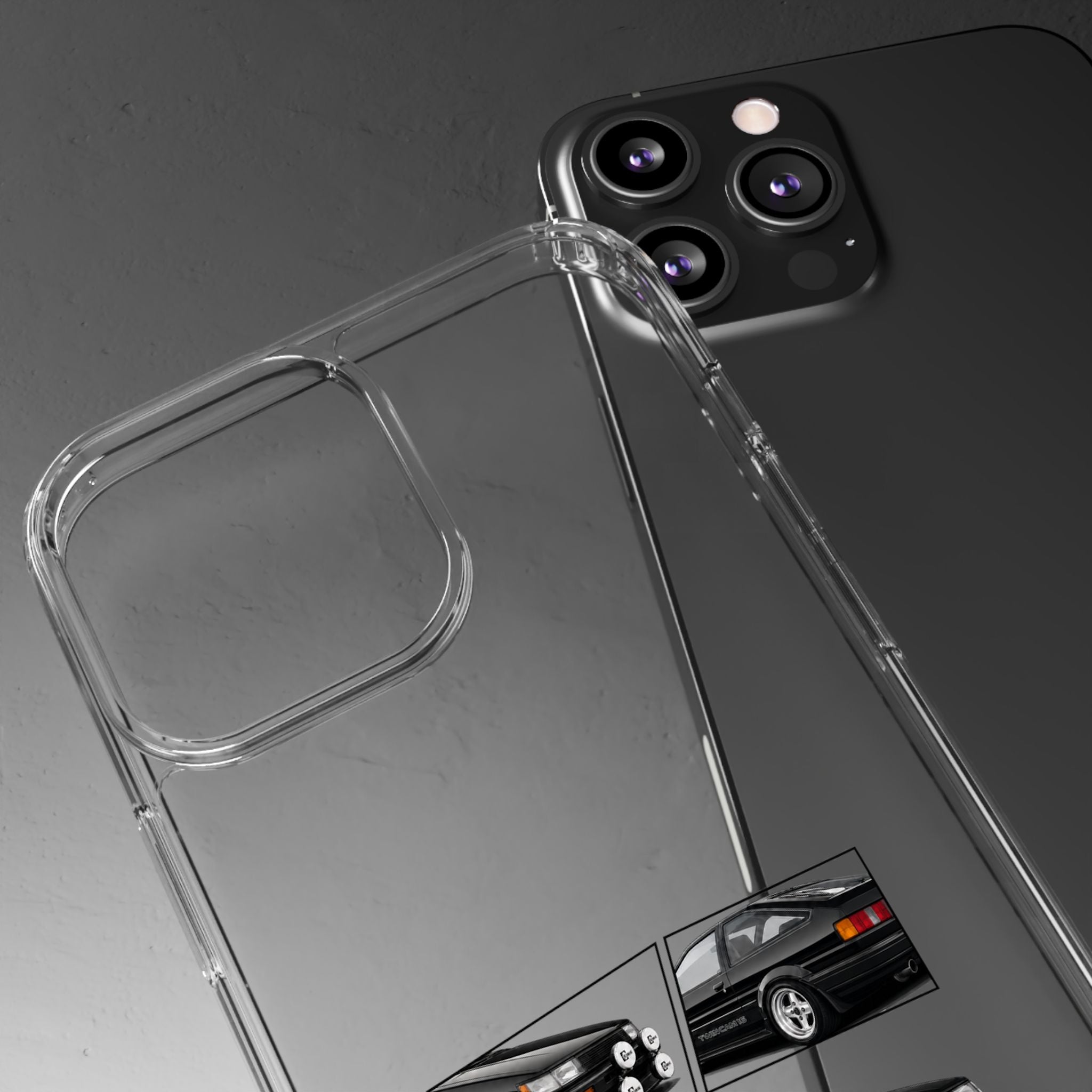 BLACK AE86 TWINCAM PHONE CASES