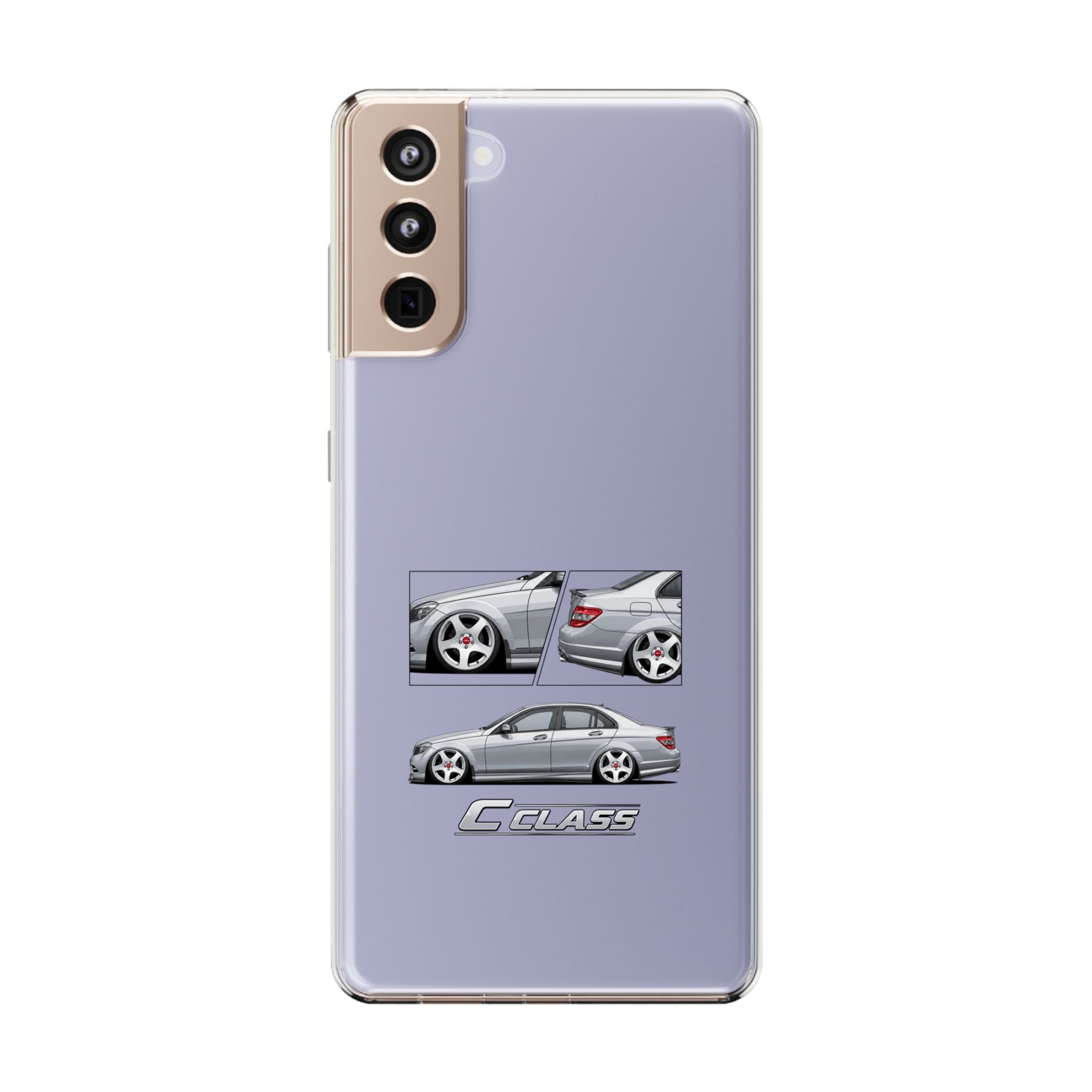 SILVER MERC C-CLASS PHONE CASES