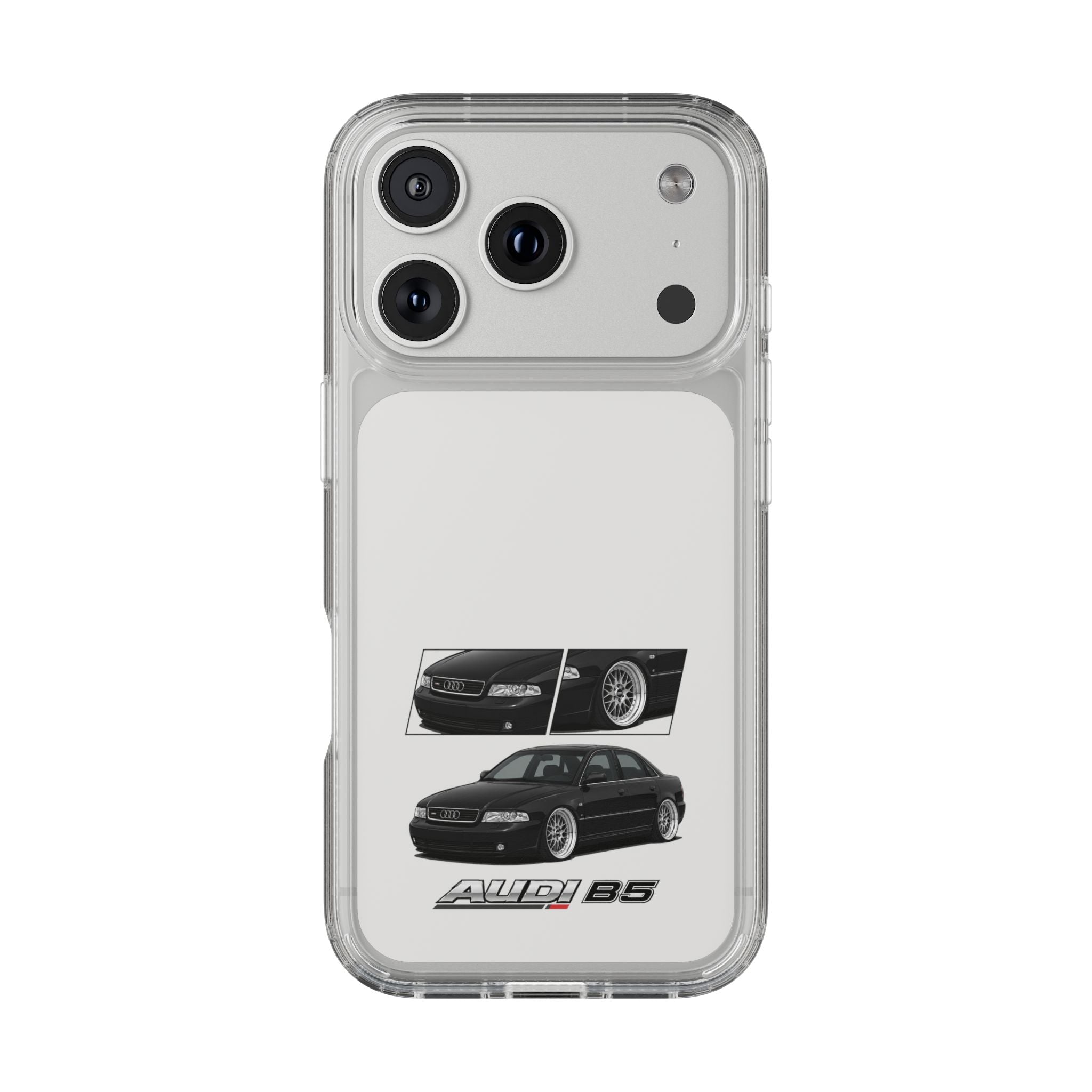 BLACK B5 AUDI A4 PHONE CASES