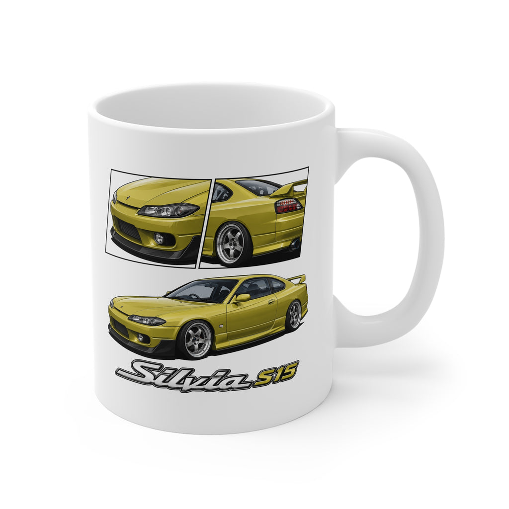 GOLD NISSAN SILVIA S15 MUG