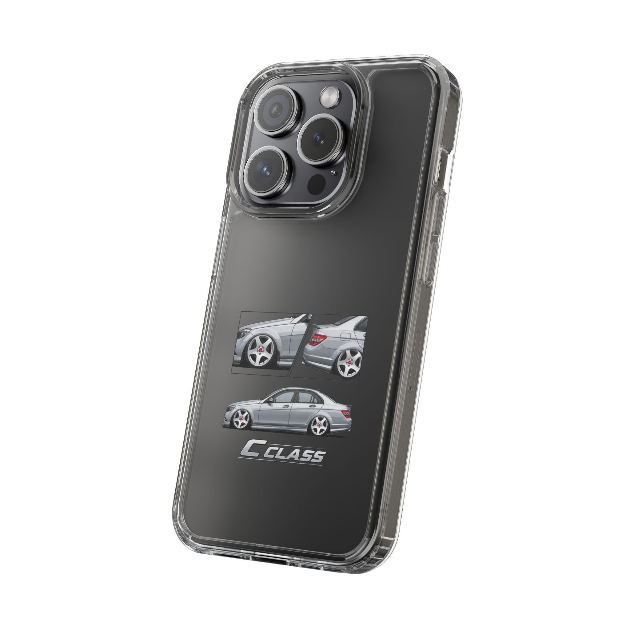 SILVER MERC C-CLASS PHONE CASES