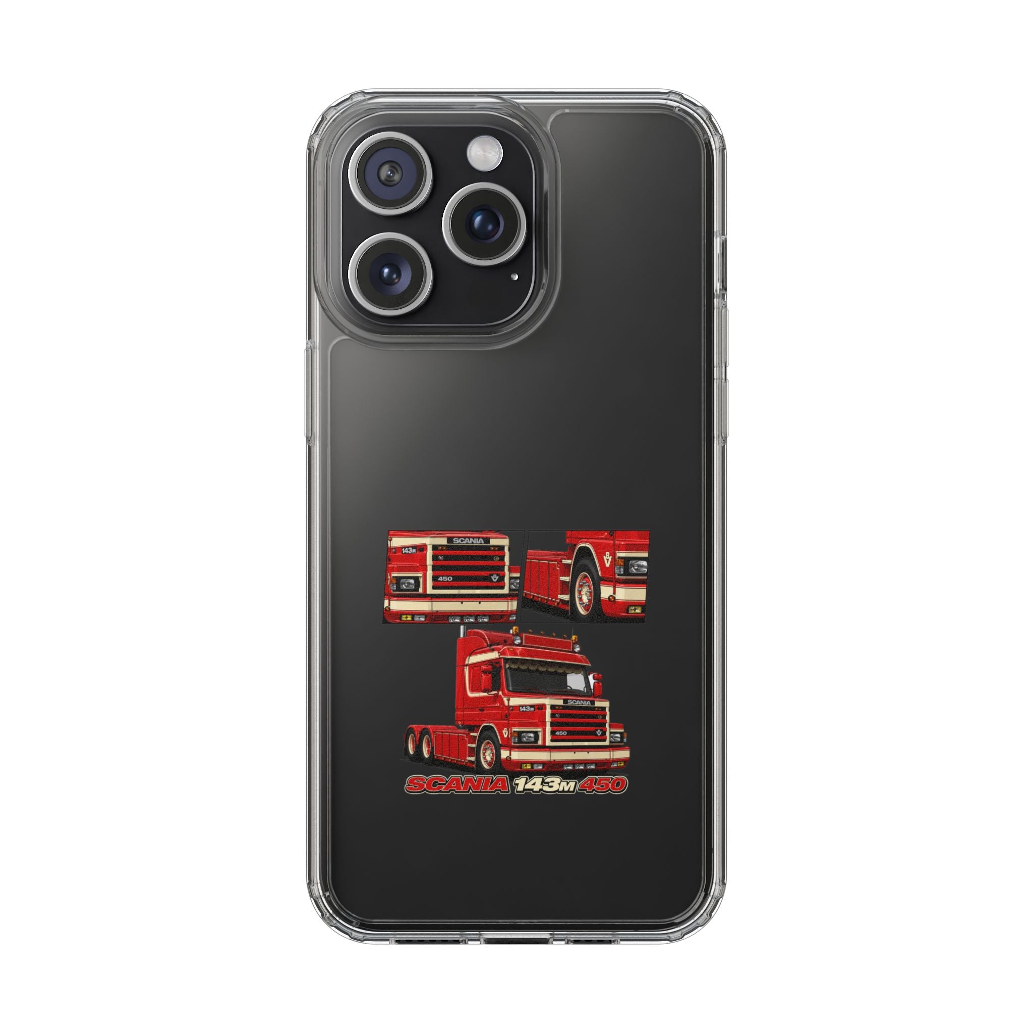 RED SCANIA 450 143M PHONE CASES