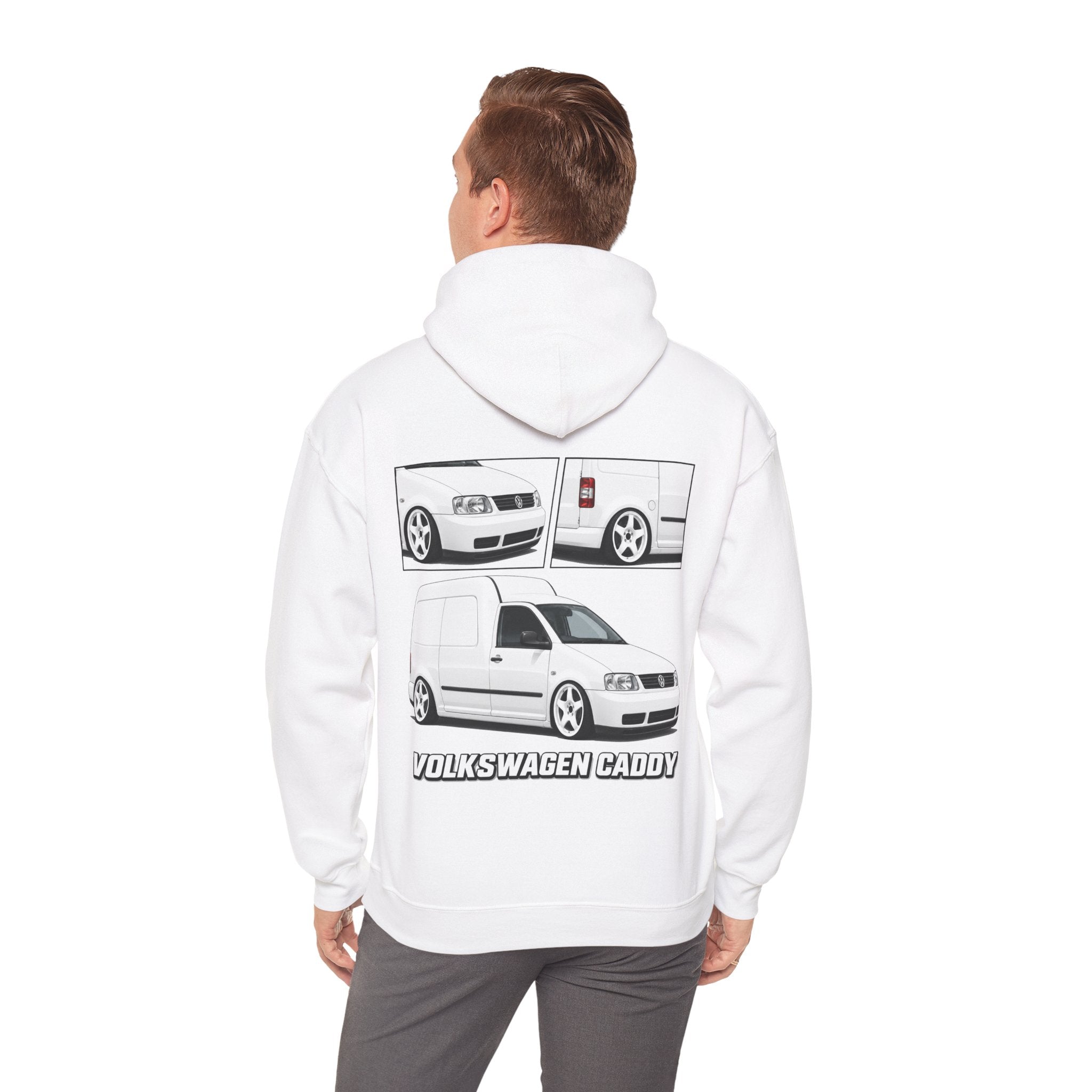 WHITE VW CADDY JUMPER
