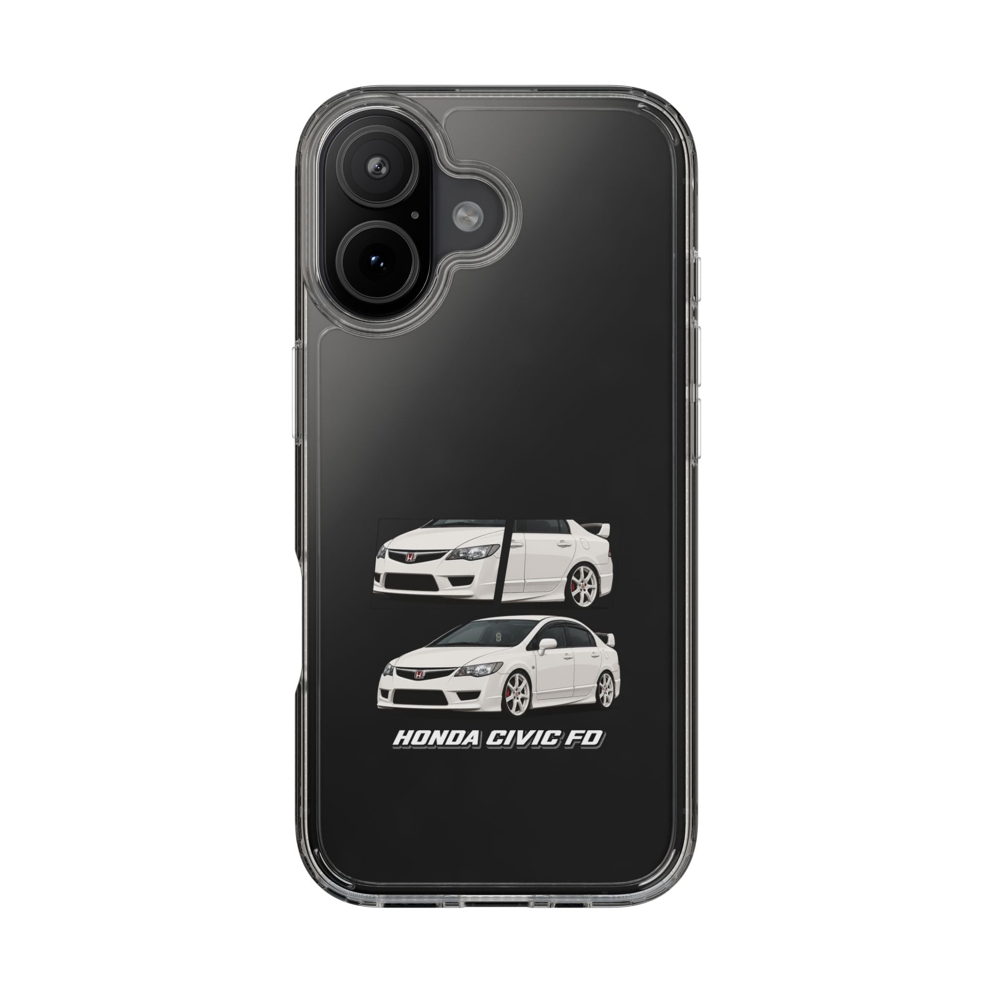 WHITE CIVIC FD PHONE CASES