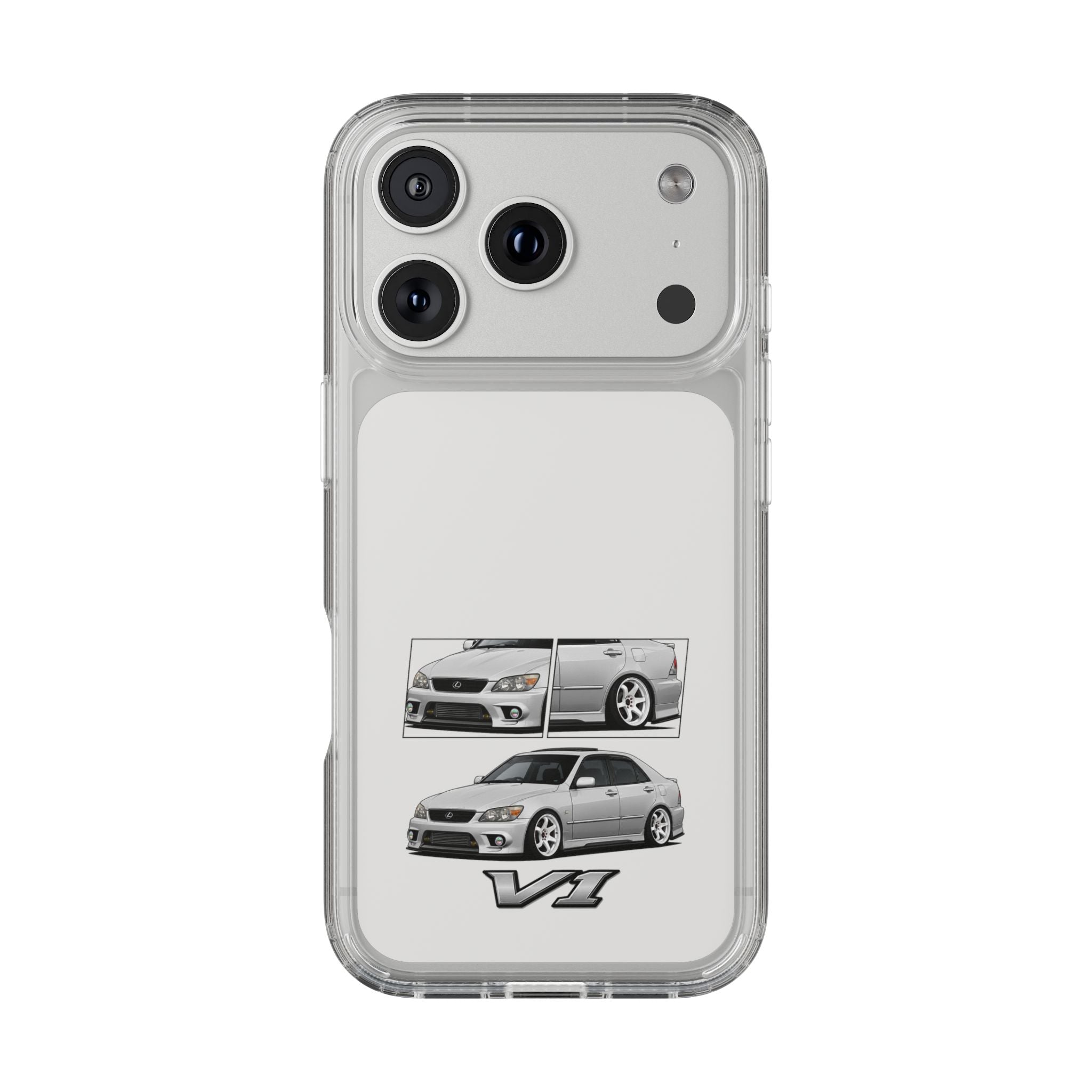 SILVER LEXUS IS200 PHONE CASES