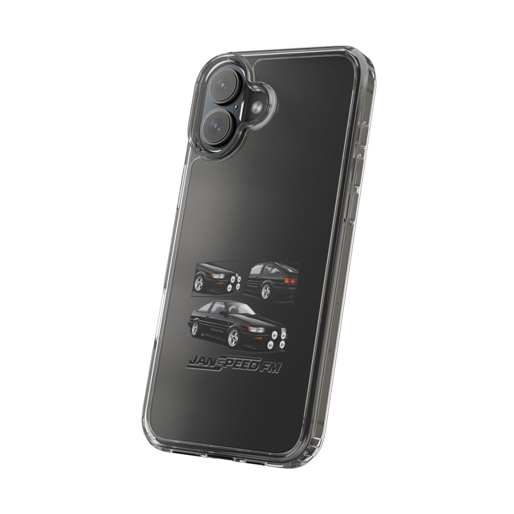 BLACK AE86 TWINCAM PHONE CASES