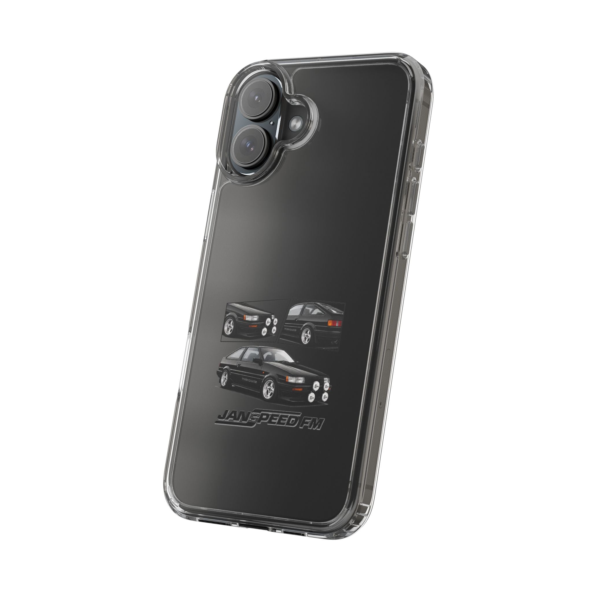 BLACK AE86 TWINCAM PHONE CASES