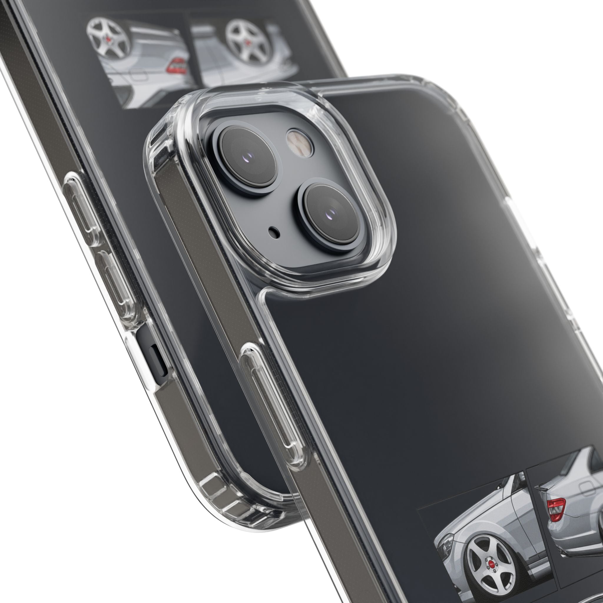SILVER MERC C-CLASS PHONE CASES