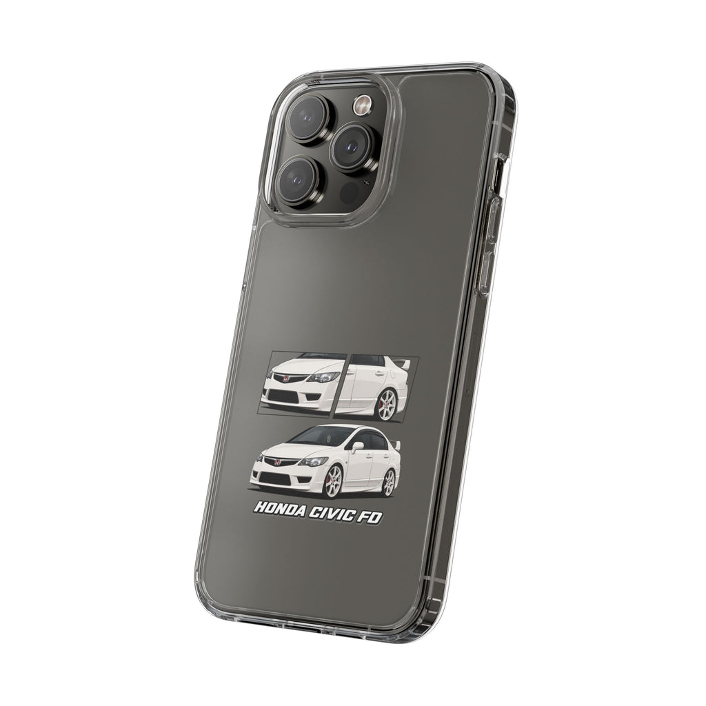 WHITE CIVIC FD PHONE CASES