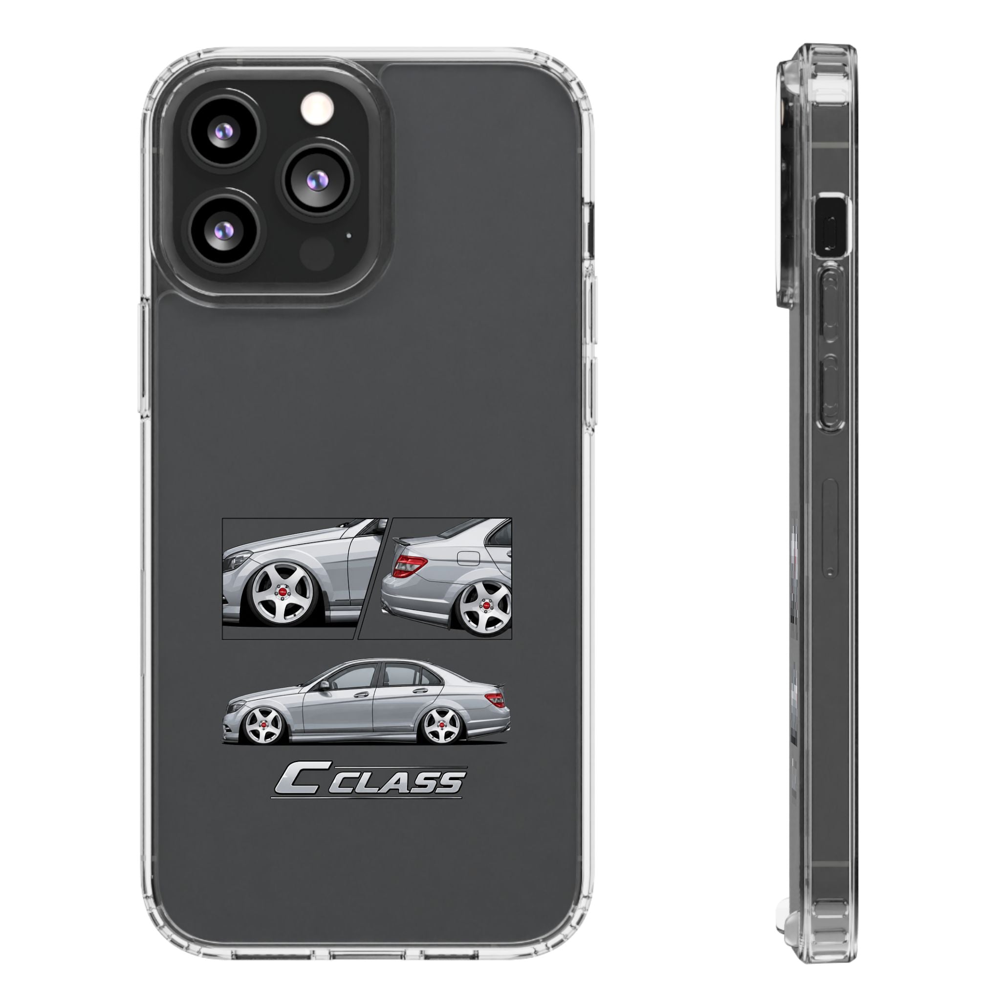 SILVER MERC C-CLASS PHONE CASES