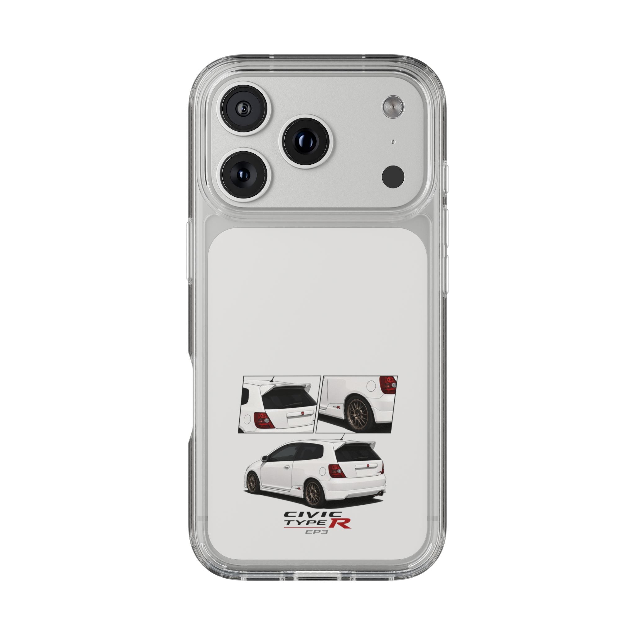 WHITE EP3 TYPE R PHONE CASES