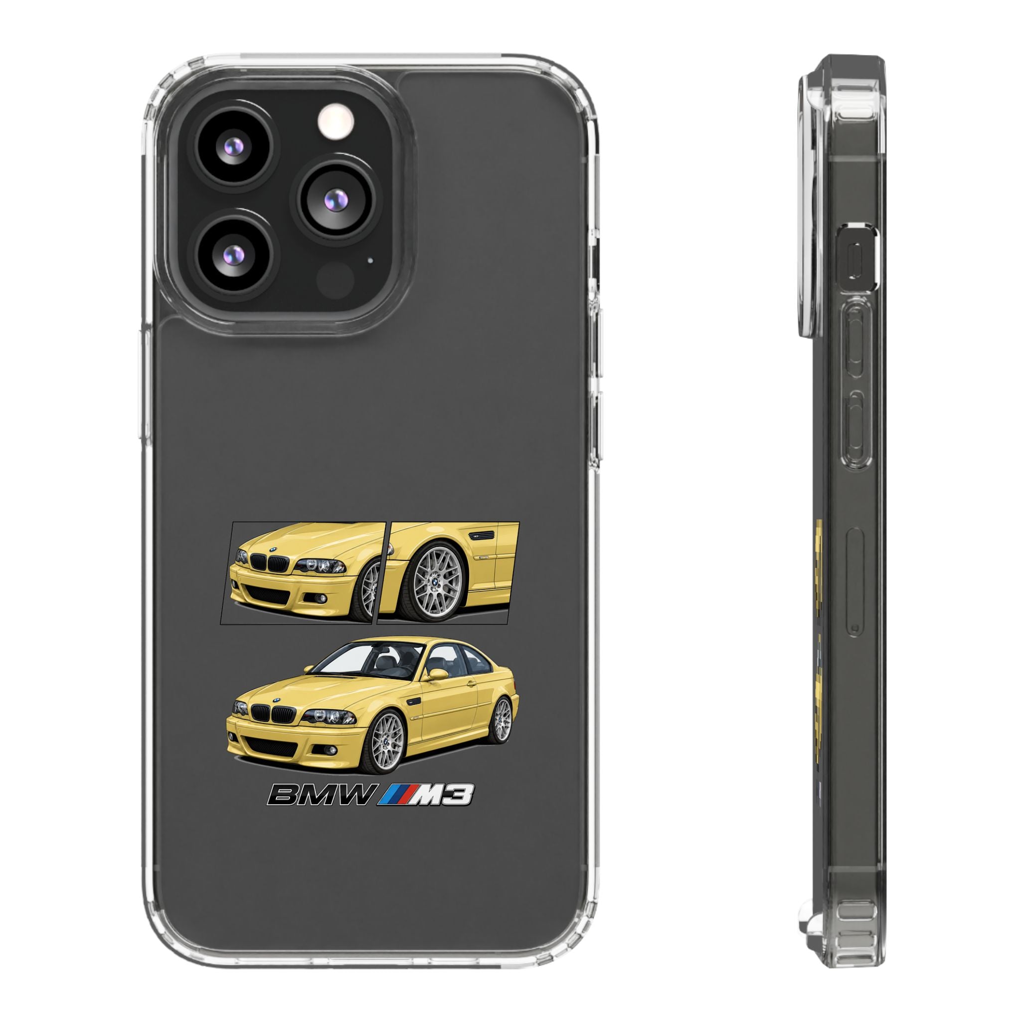 YELLOW BMW E46 PHONE CASES