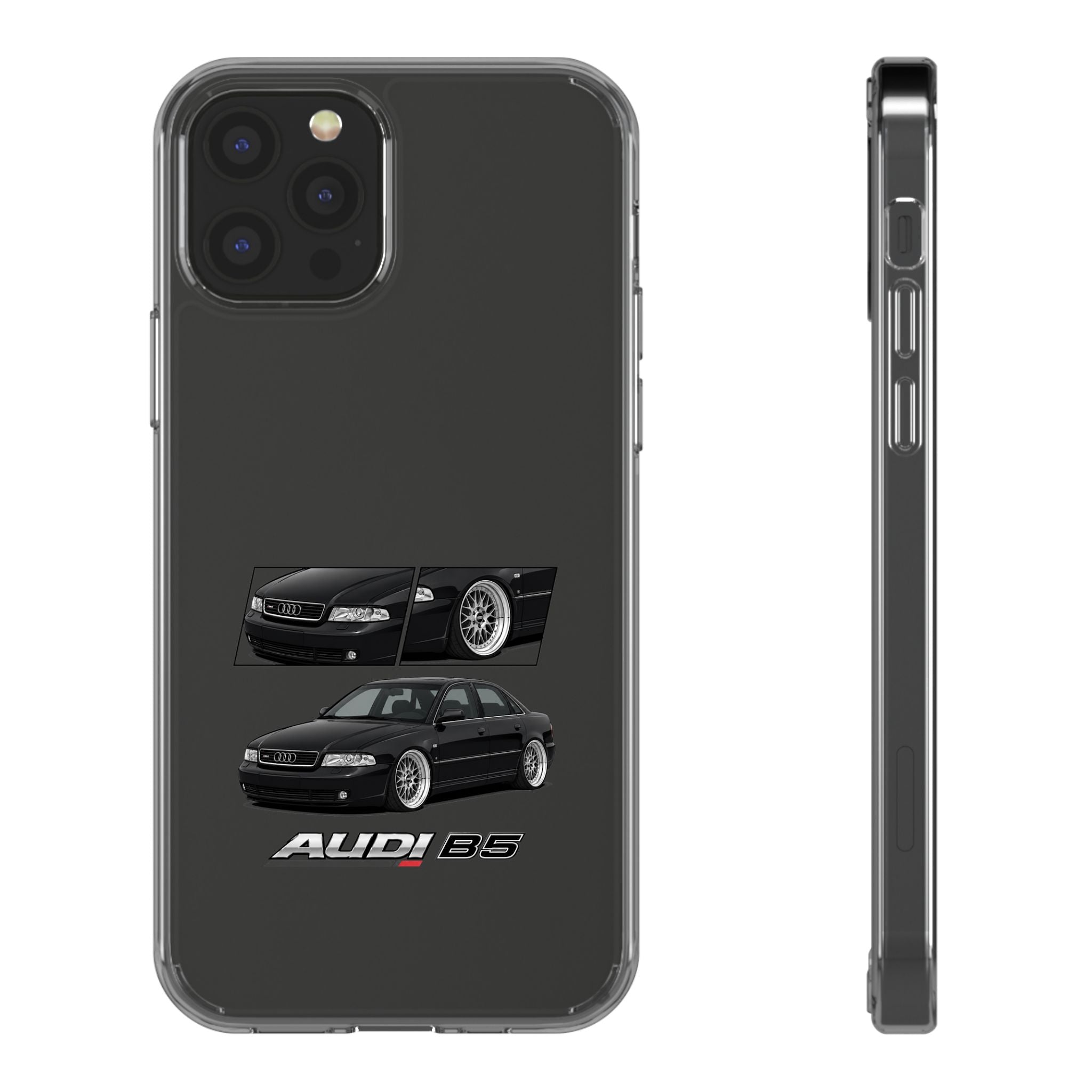 BLACK B5 AUDI A4 PHONE CASES