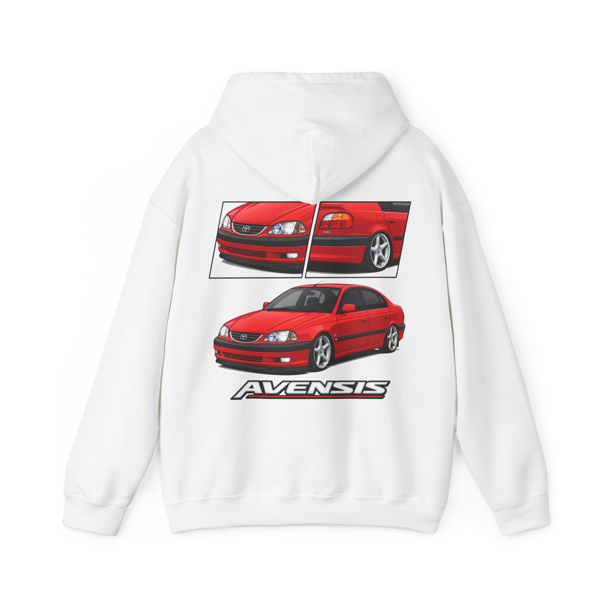 RED TOYOTA AVENSIS JUMPER