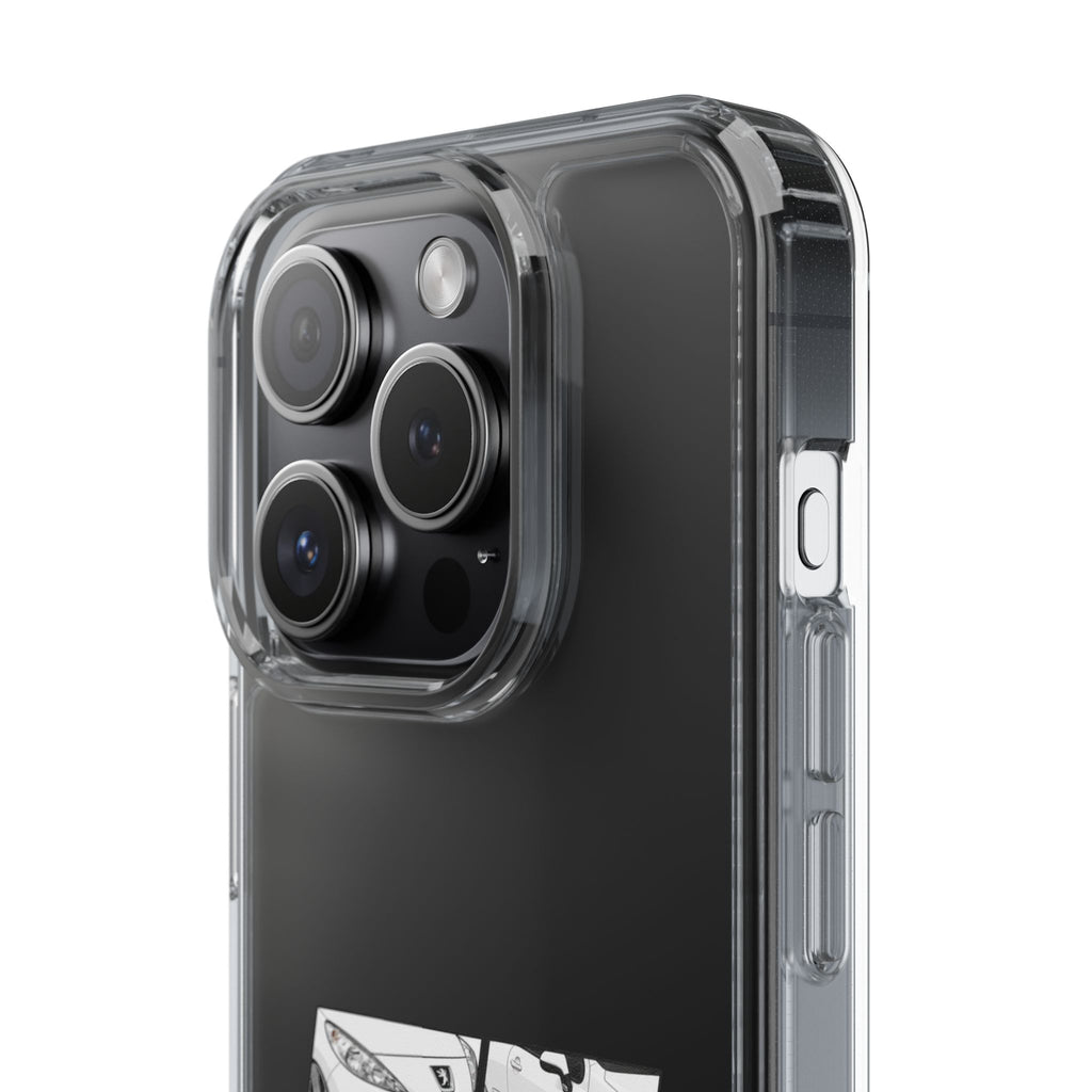WHITE PEUGEOT 207 PHONE CASES