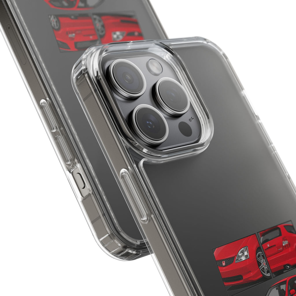 RED CIVIC TYPE R PHONE CASES