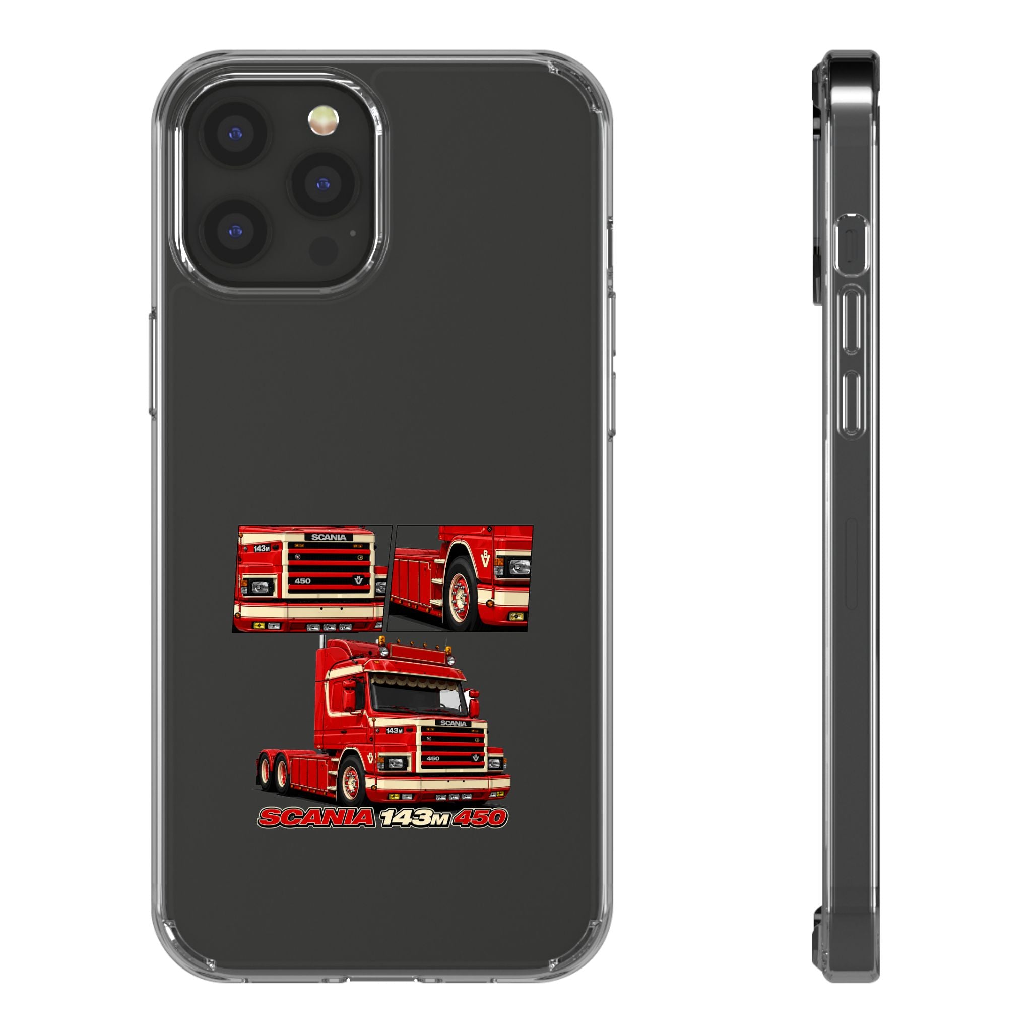 RED SCANIA 450 143M PHONE CASES