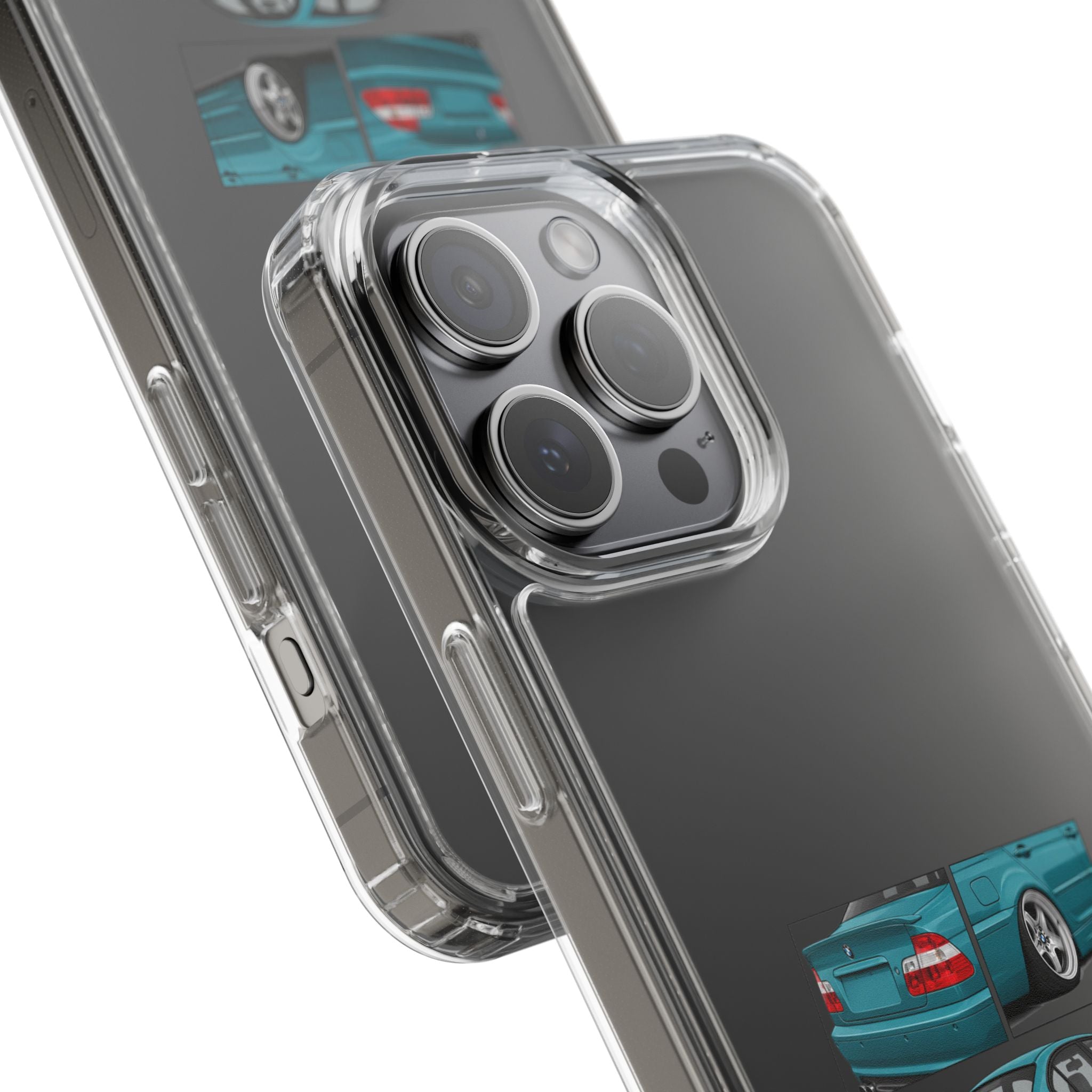TURQUOISE BMW E46 PHONE CASES