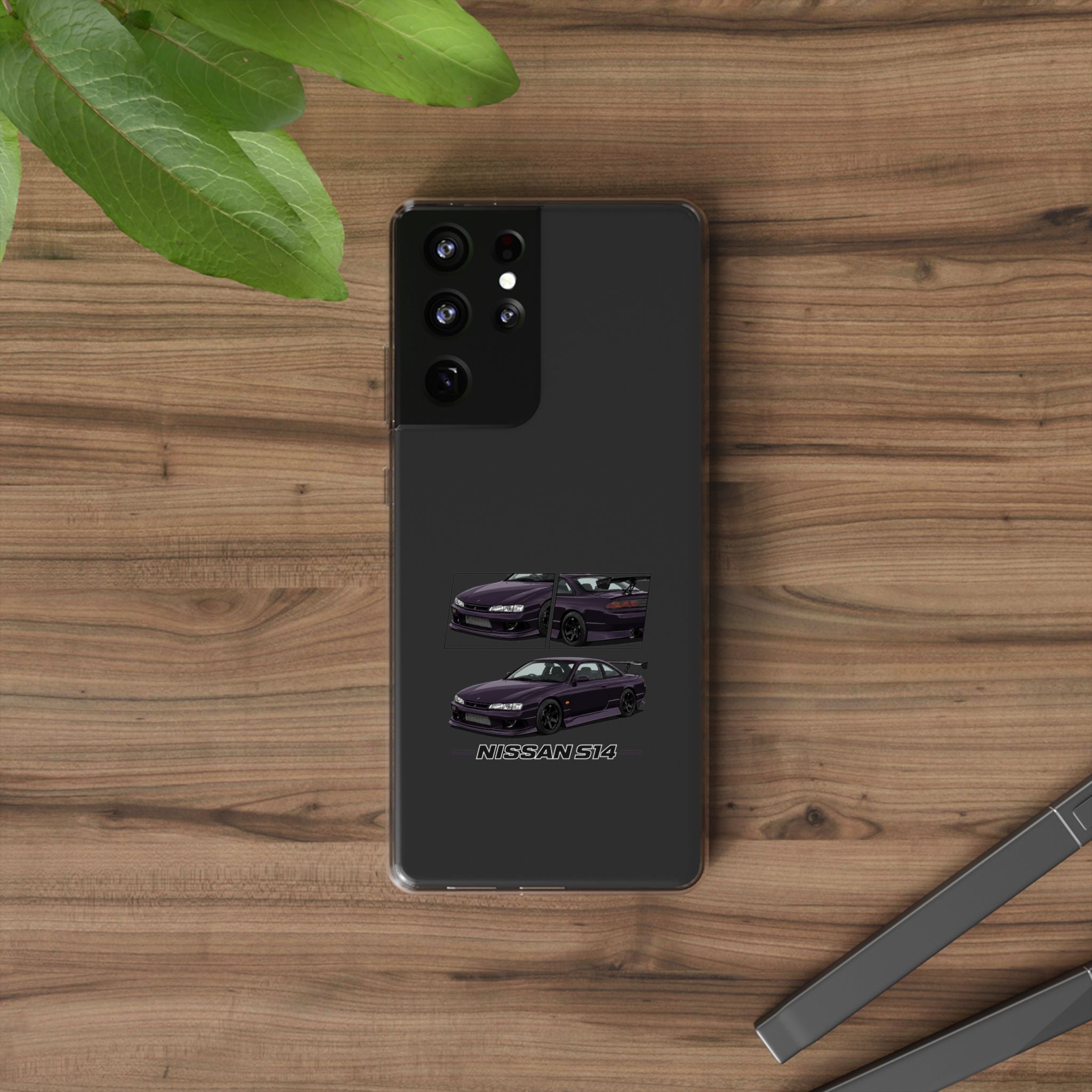 PURPLE NISSAN S14 PHONE CASES