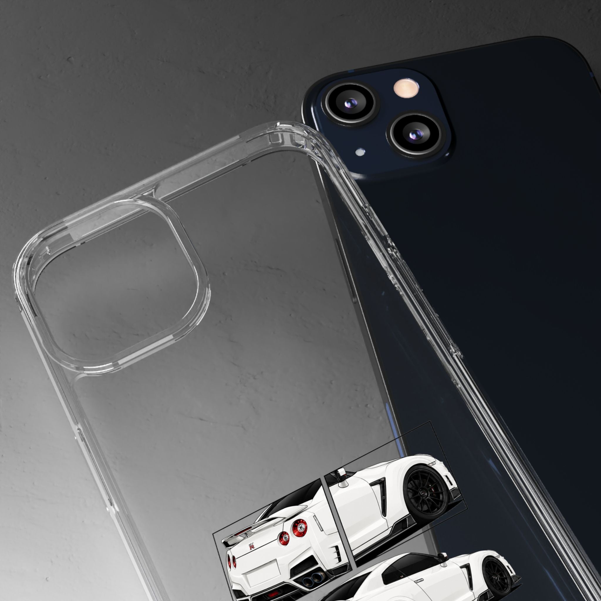 WHITE NISSAN GTR PHONE CASES
