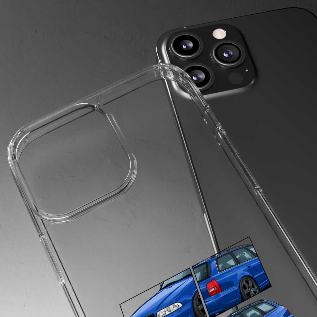 BLUE AUDI A4 B5 AVANT PHONE CASE