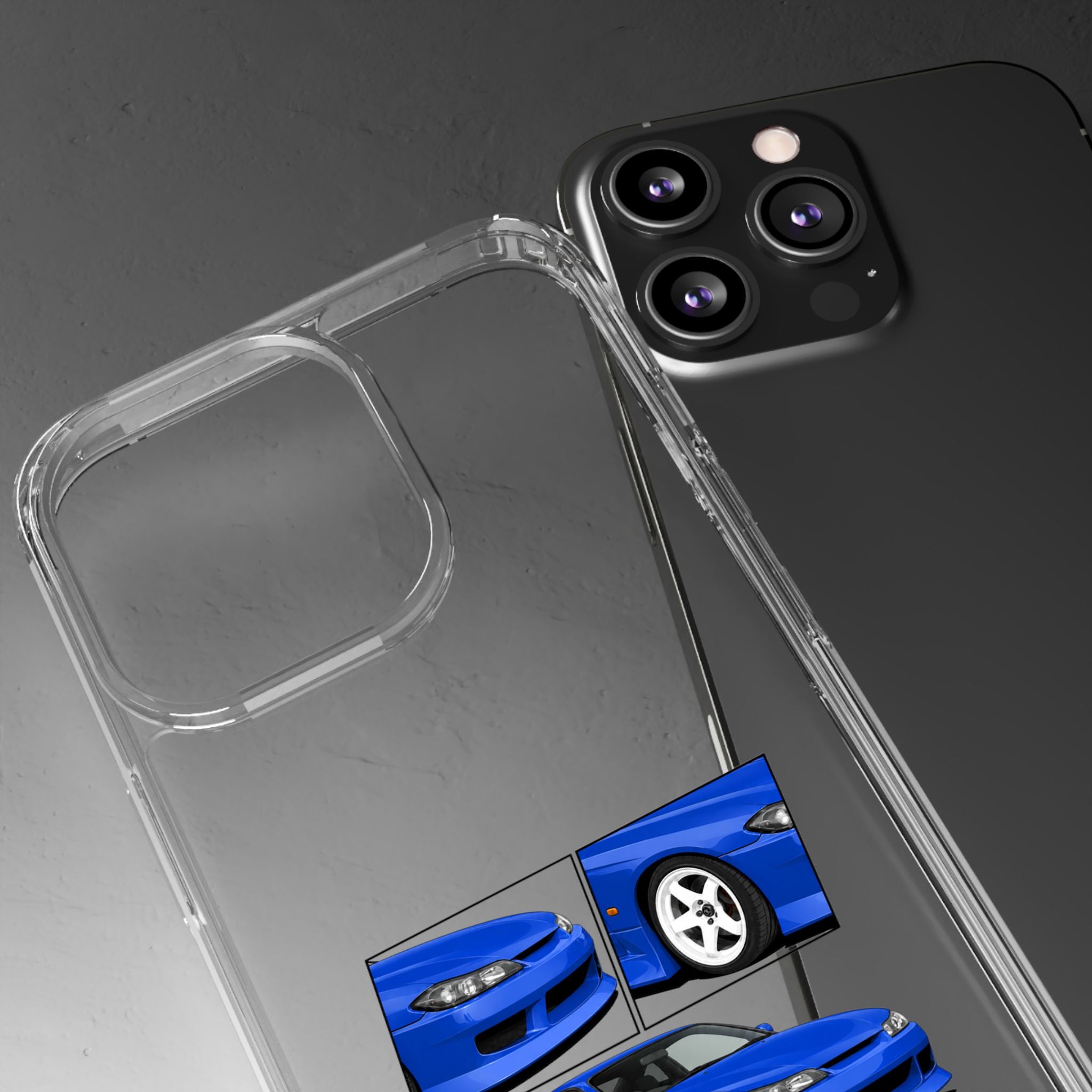 BLUE NISSAN S15 PHONE CASES