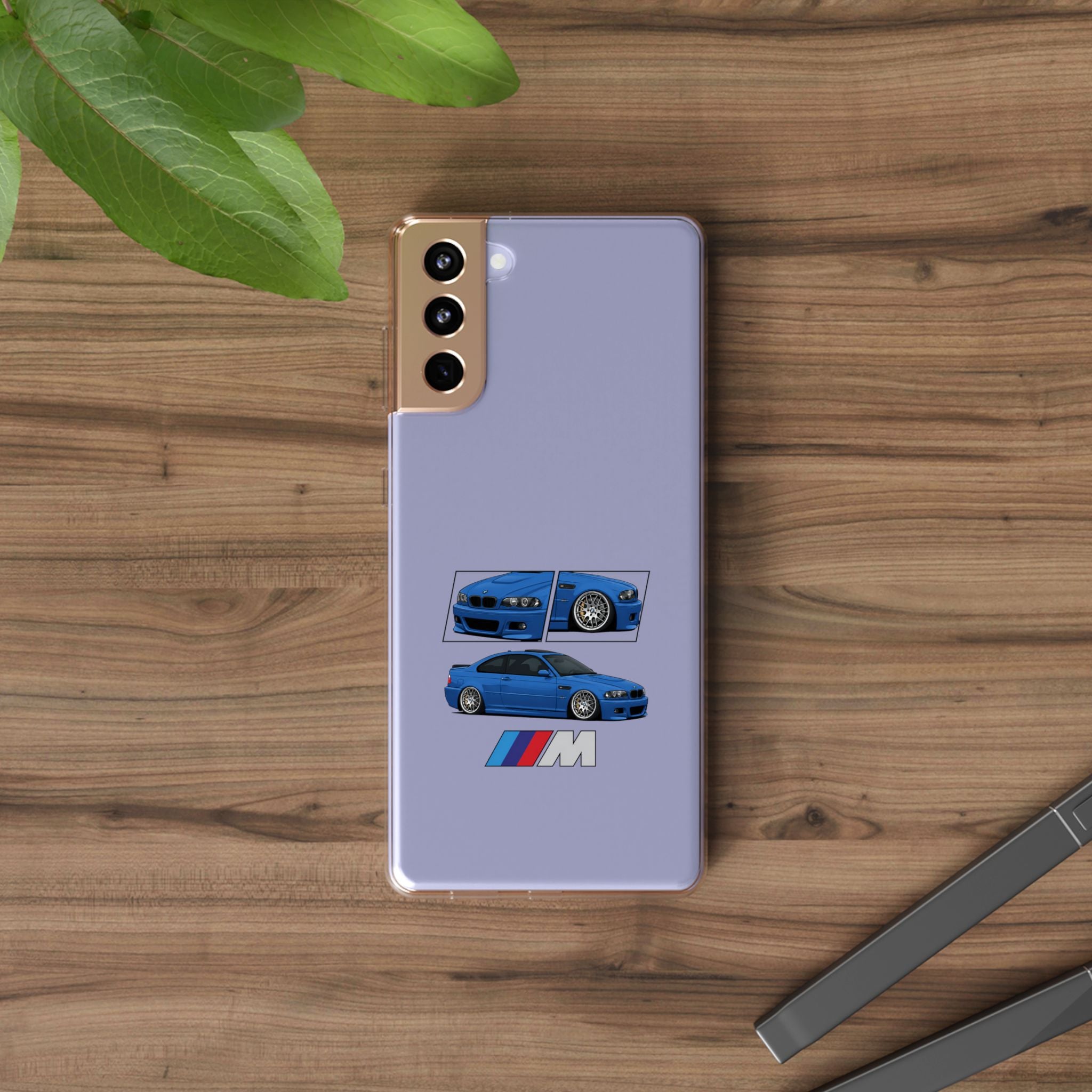 BLUE E46 M3 PHONE CASES