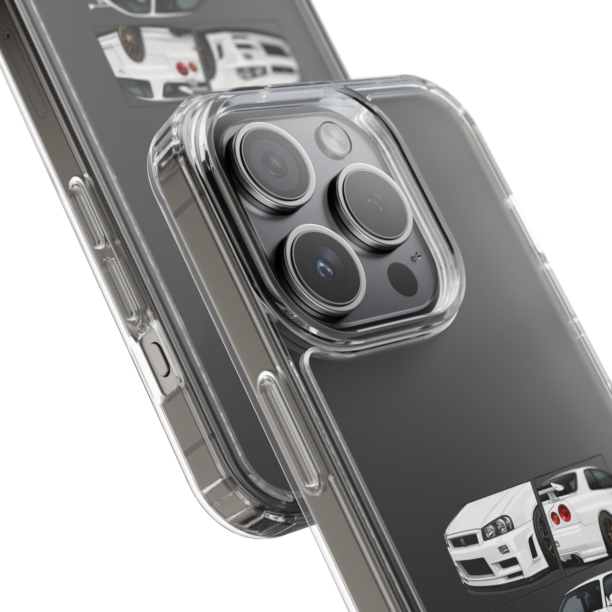 WHITE R34 GTR PHONE CASES