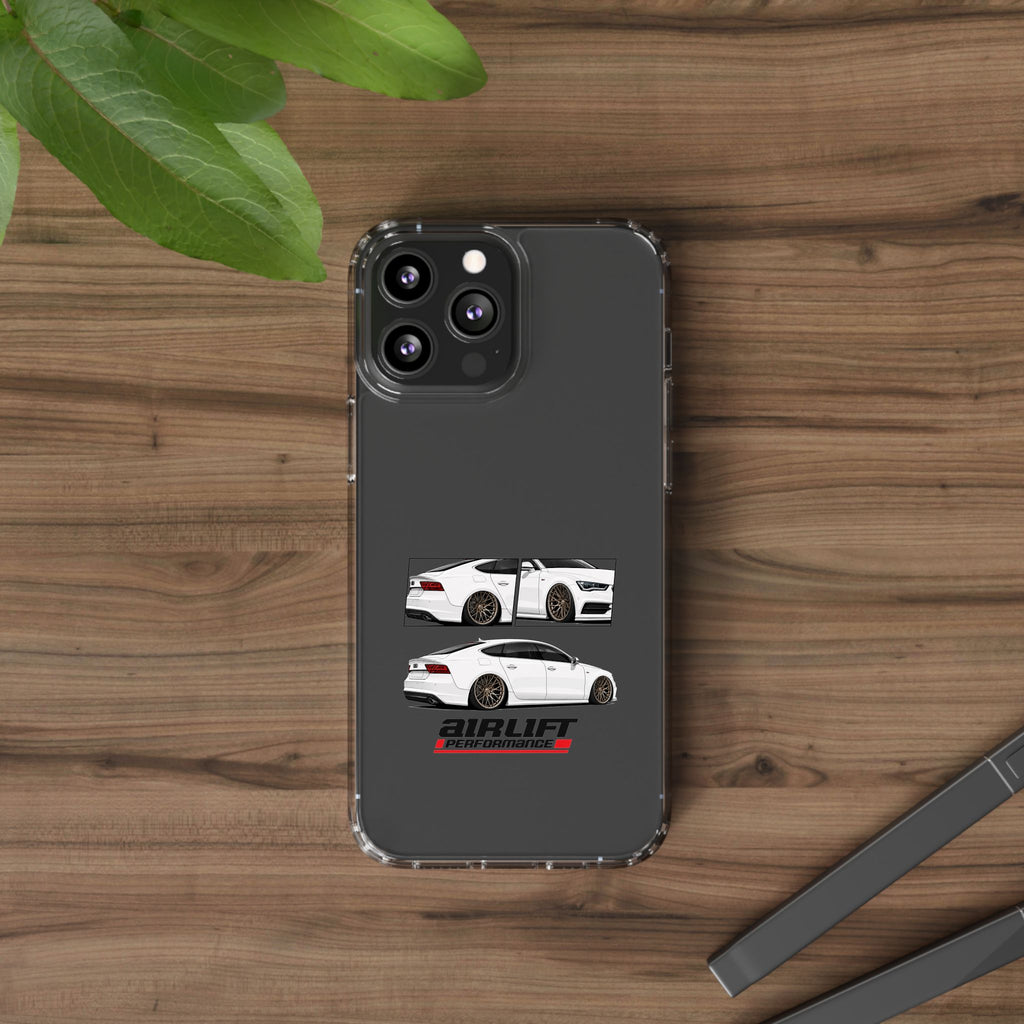WHITE AUDI A7 PHONE CASES