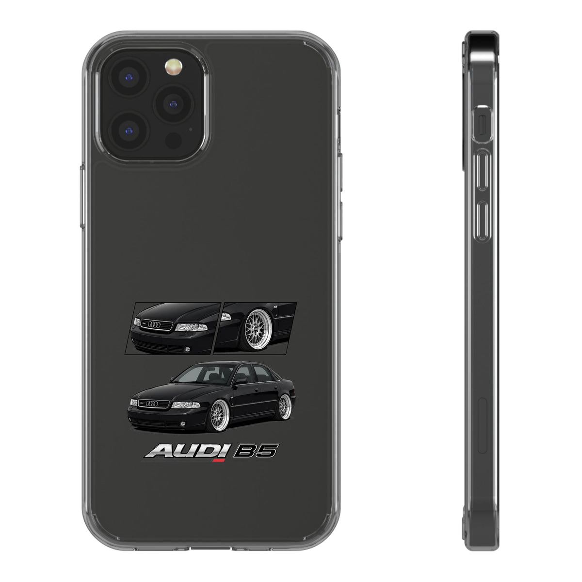 BLACK B5 AUDI A4 PHONE CASES