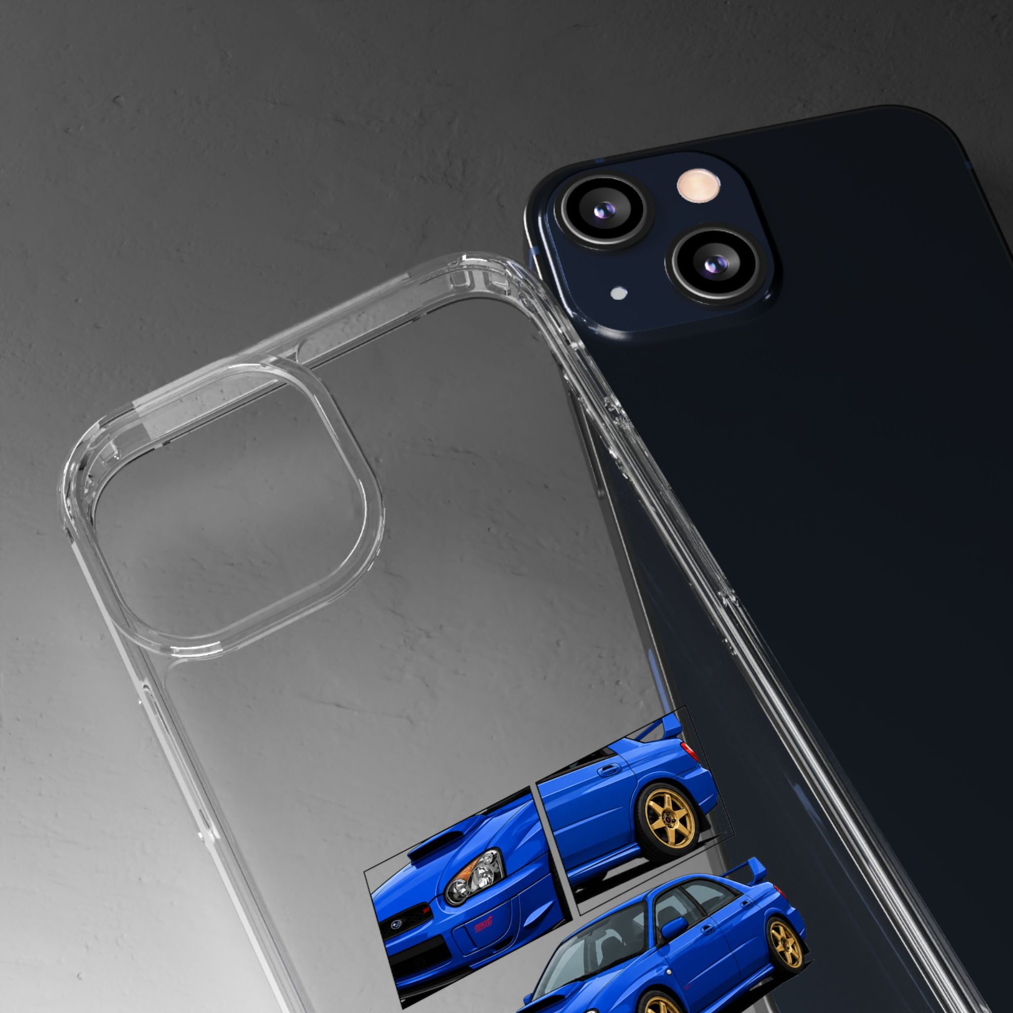 BLUE IMPREZA STI PHONE CASES
