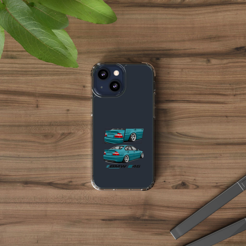 TURQUOISE BMW E46 PHONE CASES