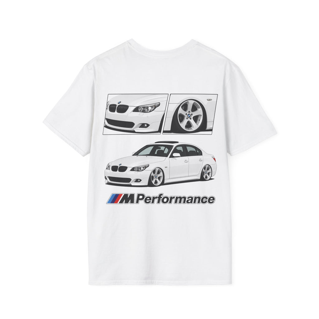 WHITE BMW E60 T-SHIRT