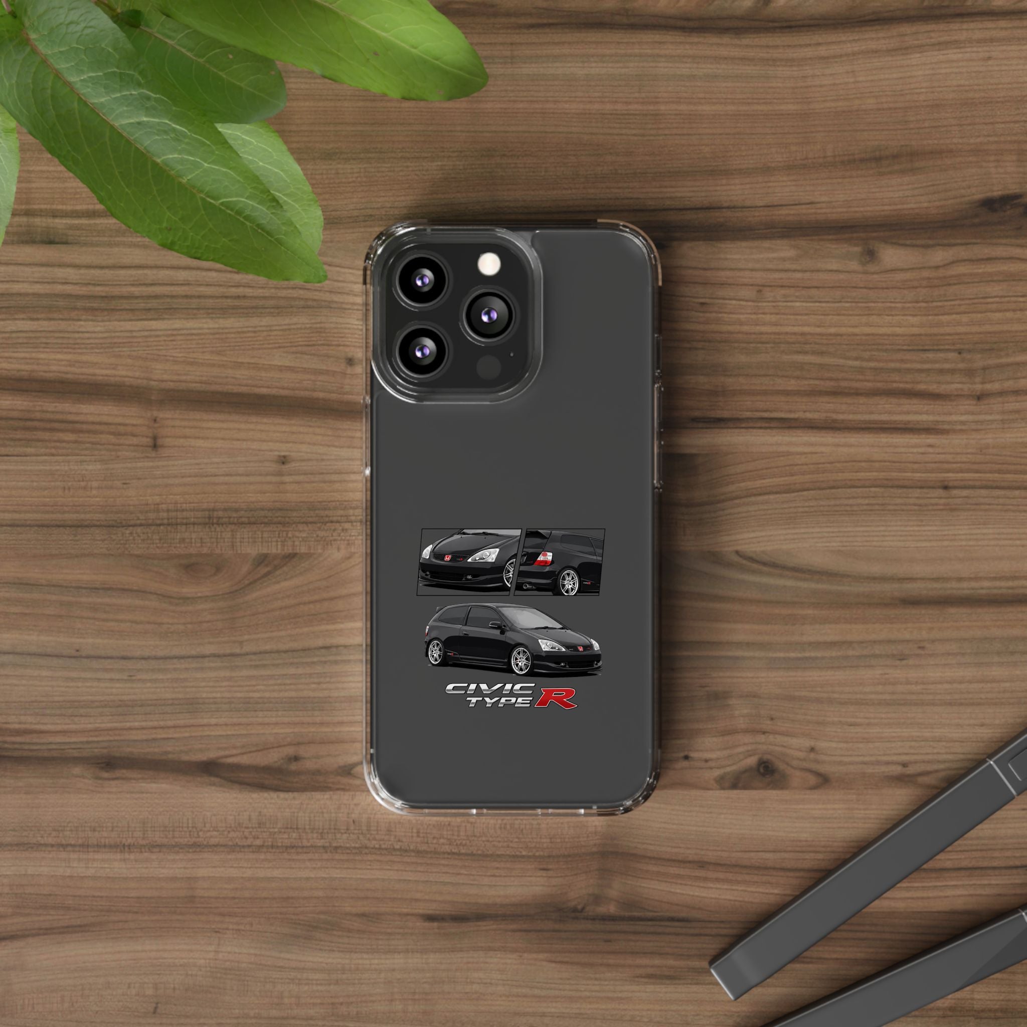 BLACK EP3 TYPE R PHONE CASES