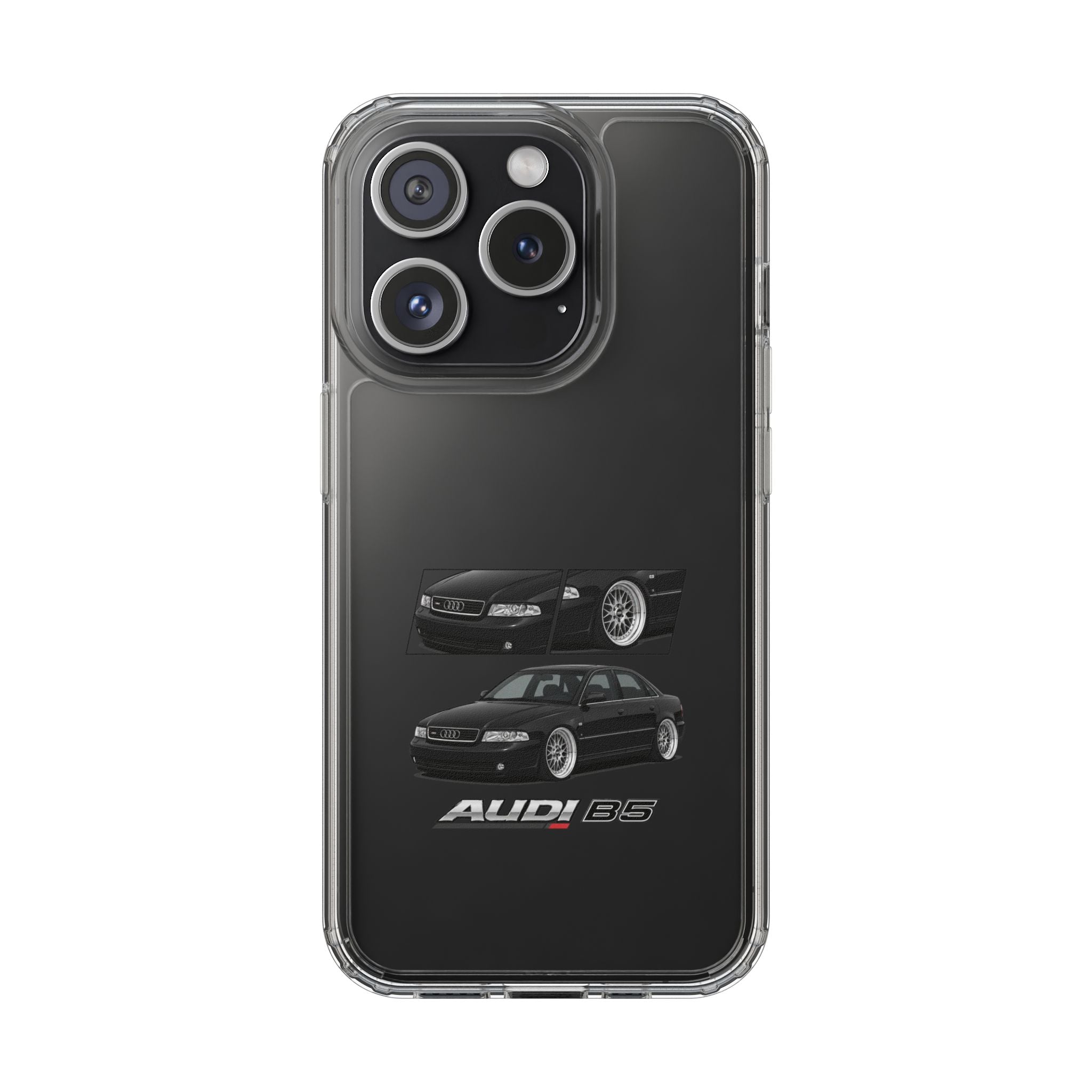 BLACK B5 AUDI A4 PHONE CASES